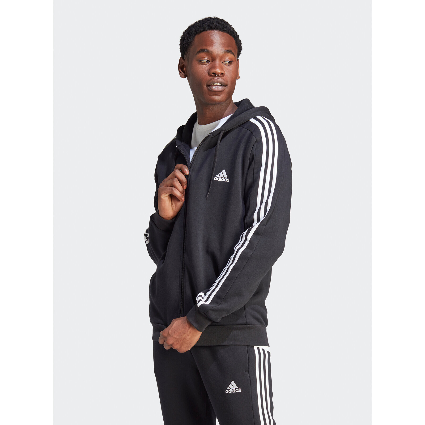 adidas Bluză IB4029 Negru Regular Fit - Pled.ro