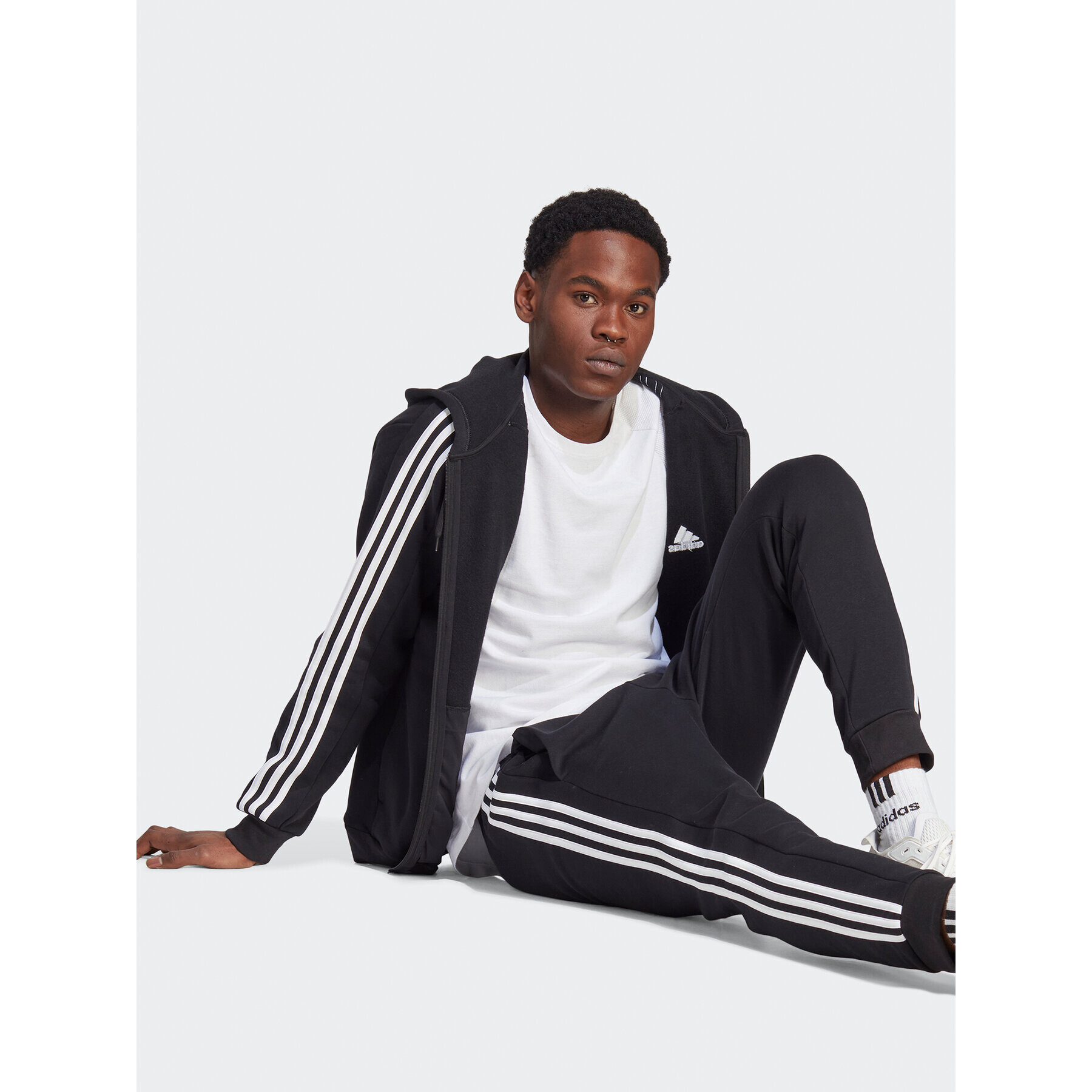 adidas Bluză IB4029 Negru Regular Fit - Pled.ro