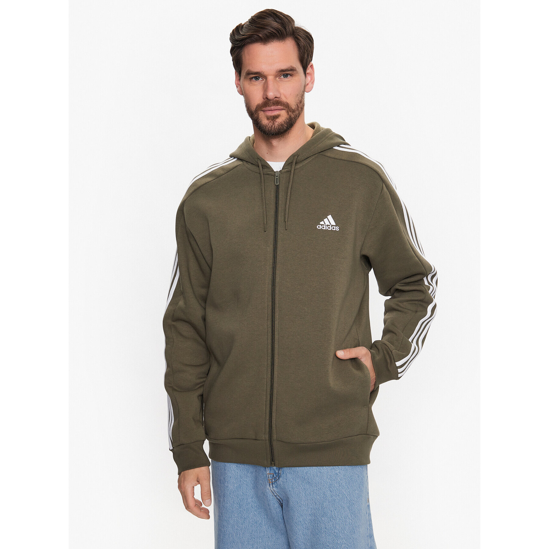 adidas Bluză IJ6492 Verde Regular Fit - Pled.ro