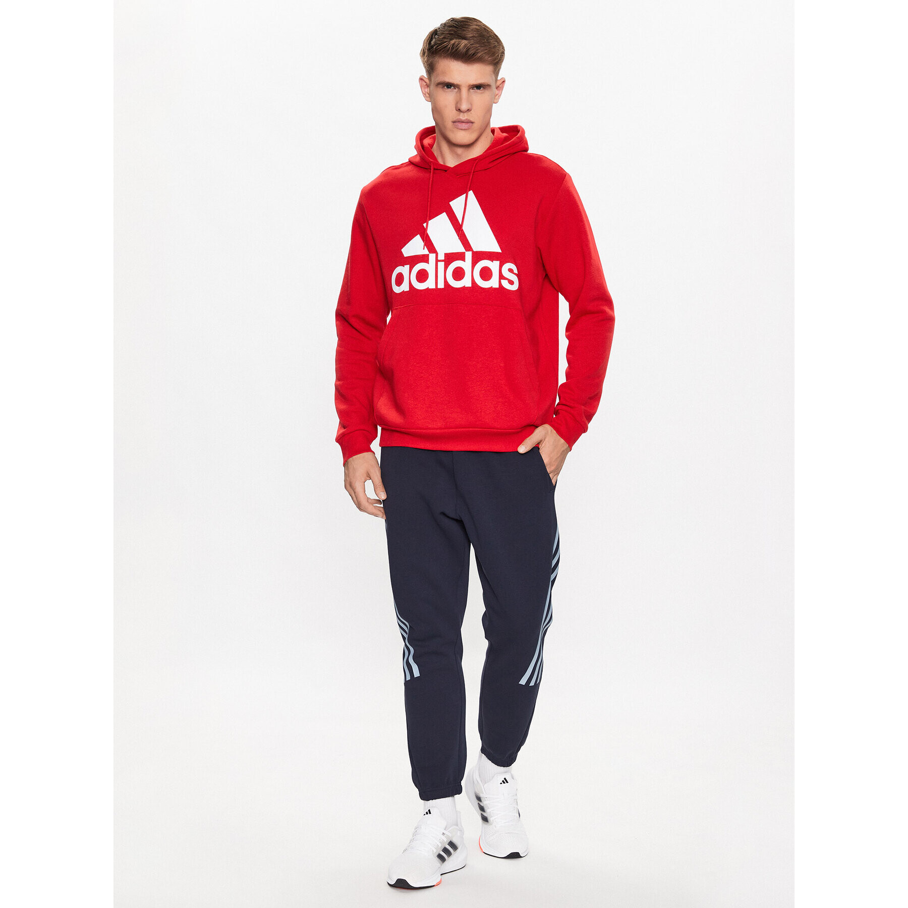 adidas Bluză IJ8911 Roșu Regular Fit - Pled.ro