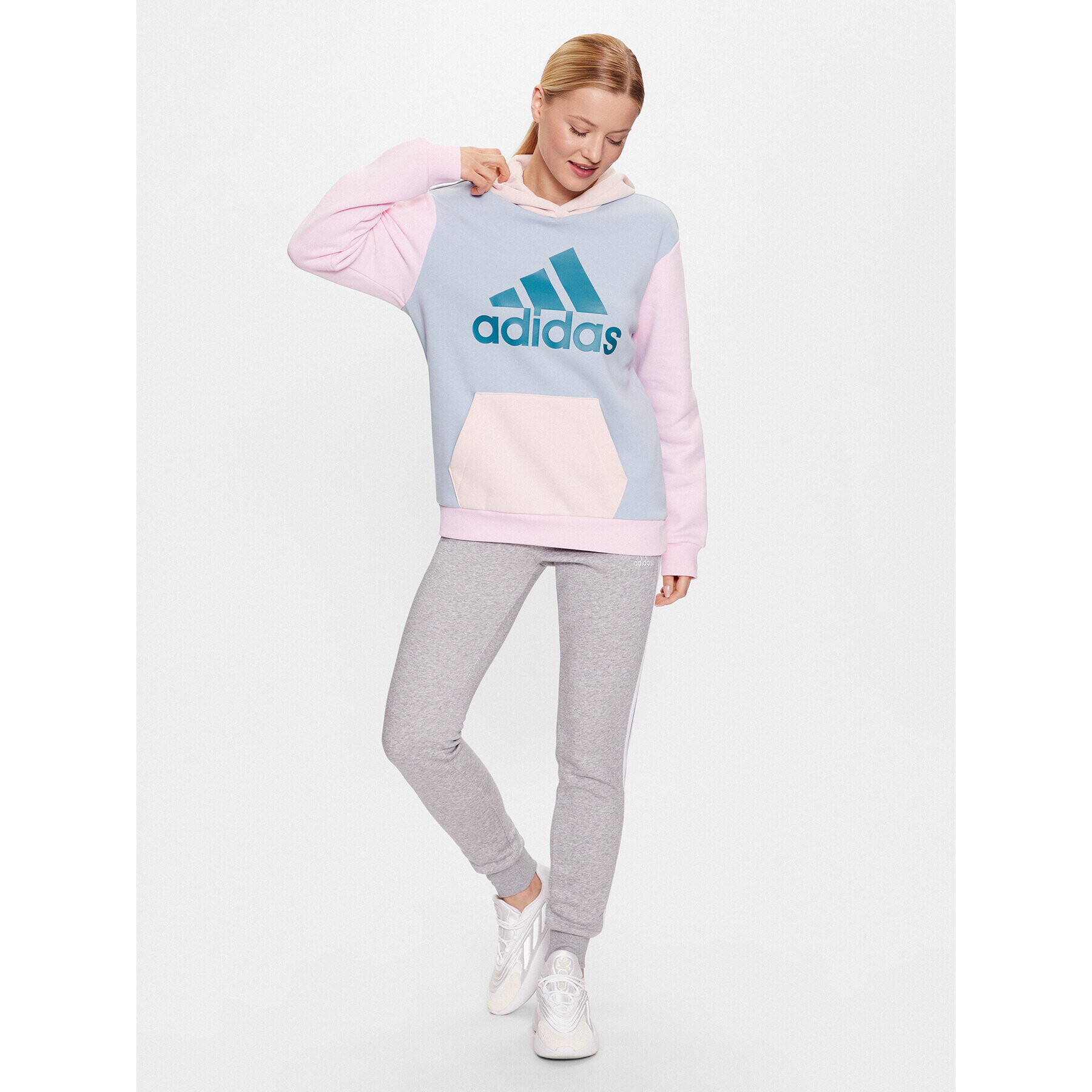 adidas Bluză IM0267 Albastru Loose Fit - Pled.ro