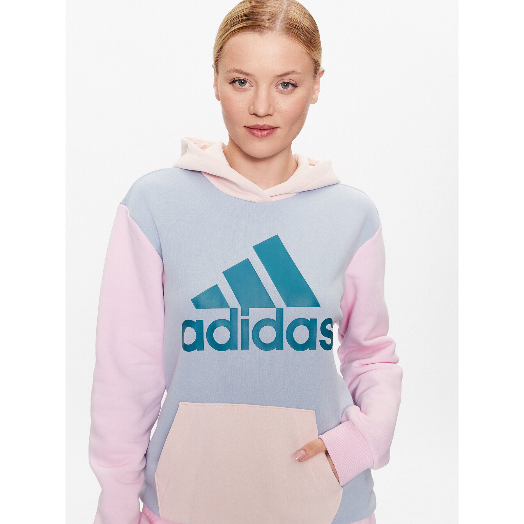 adidas Bluză IM0267 Albastru Loose Fit - Pled.ro