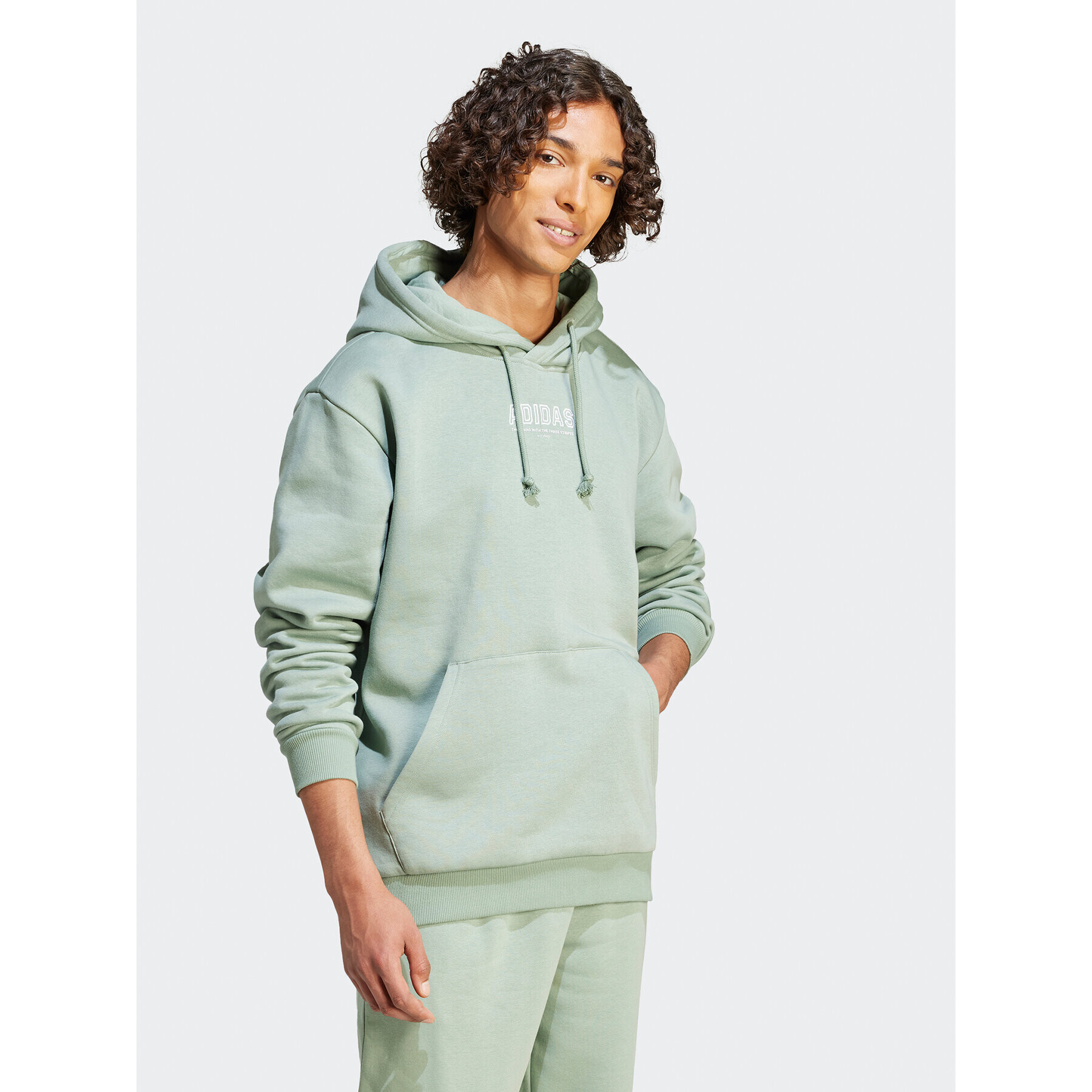 adidas Bluză IR8358 Verde Loose Fit - Pled.ro