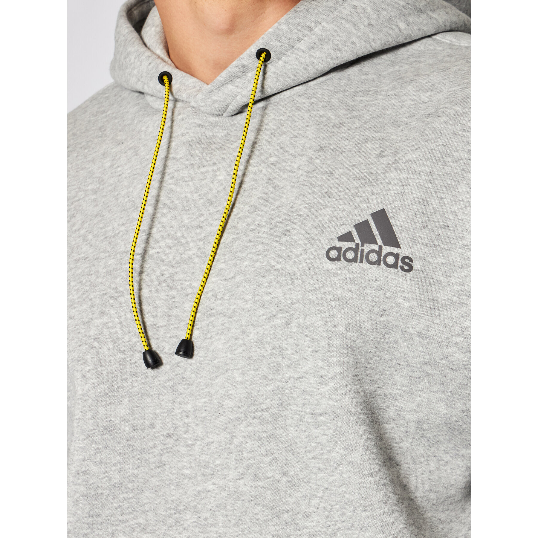 adidas Bluză M Street Q1 Hd GM6504 Gri Relaxed Fit - Pled.ro