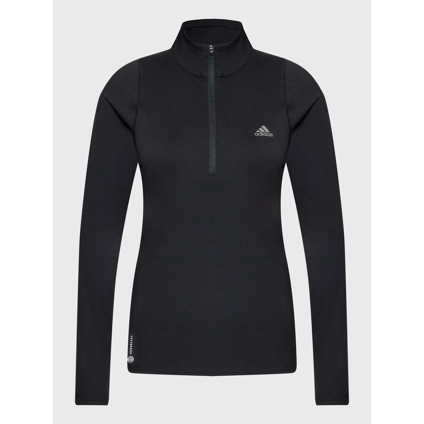 adidas Bluză tehnică Run Fast HB9223 Negru Regular Fit - Pled.ro