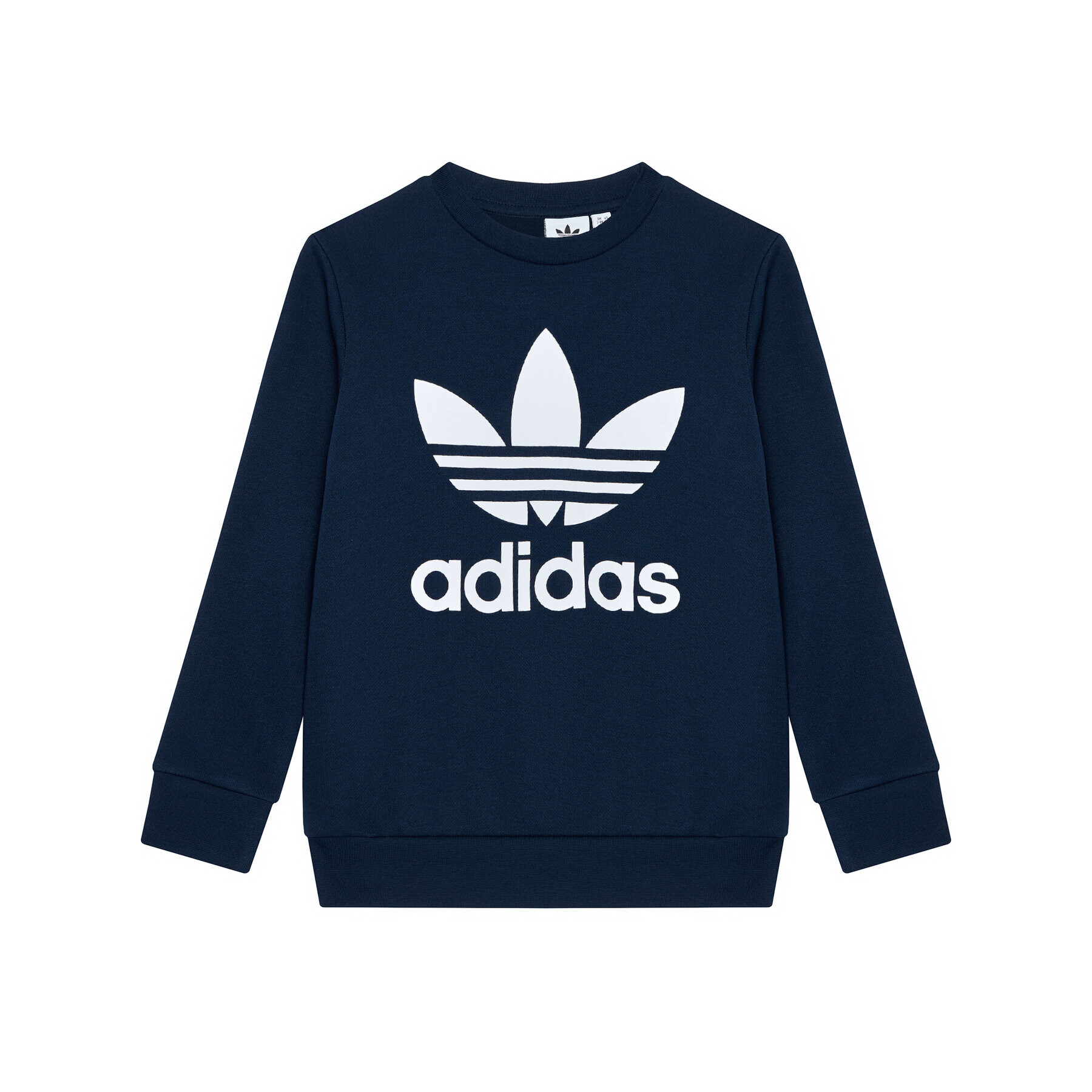 adidas Bluză Trefoil Crew GN8250 Bleumarin Regular Fit - Pled.ro