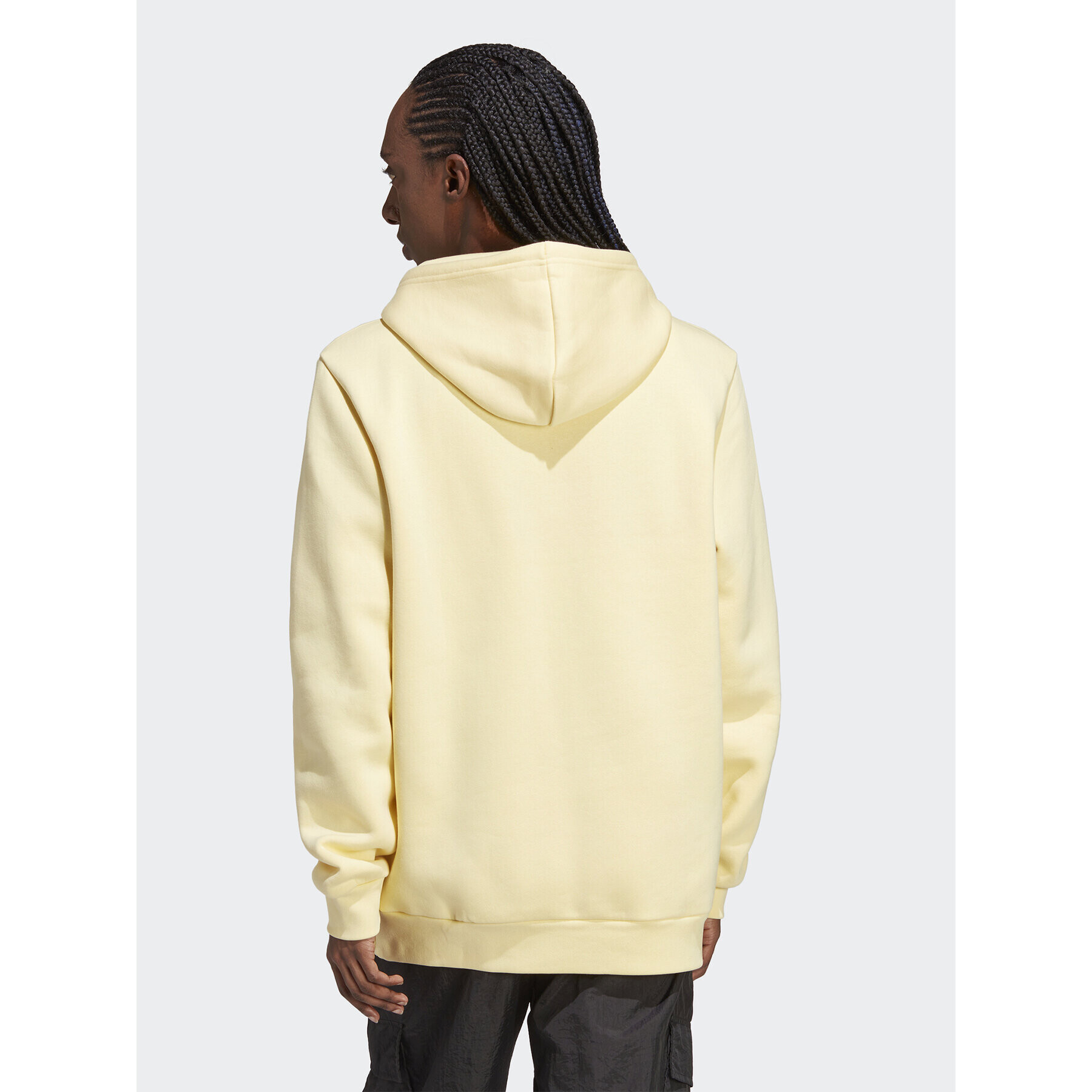 adidas Bluză Trefoil Essentials Hoodie IA4888 Galben Regular Fit - Pled.ro