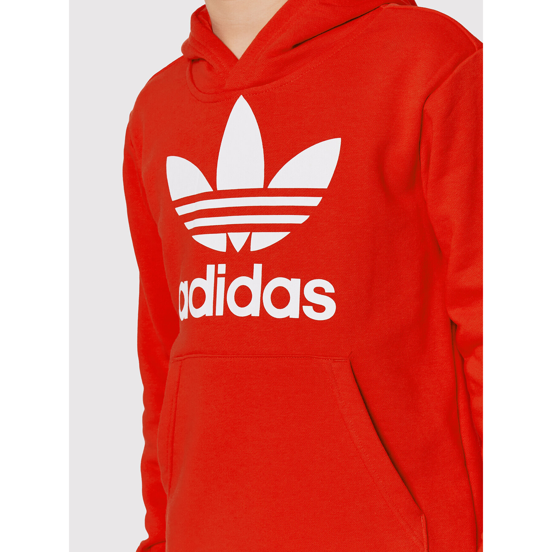 adidas Bluză Trefoil HD2020 Roșu Regular Fit - Pled.ro