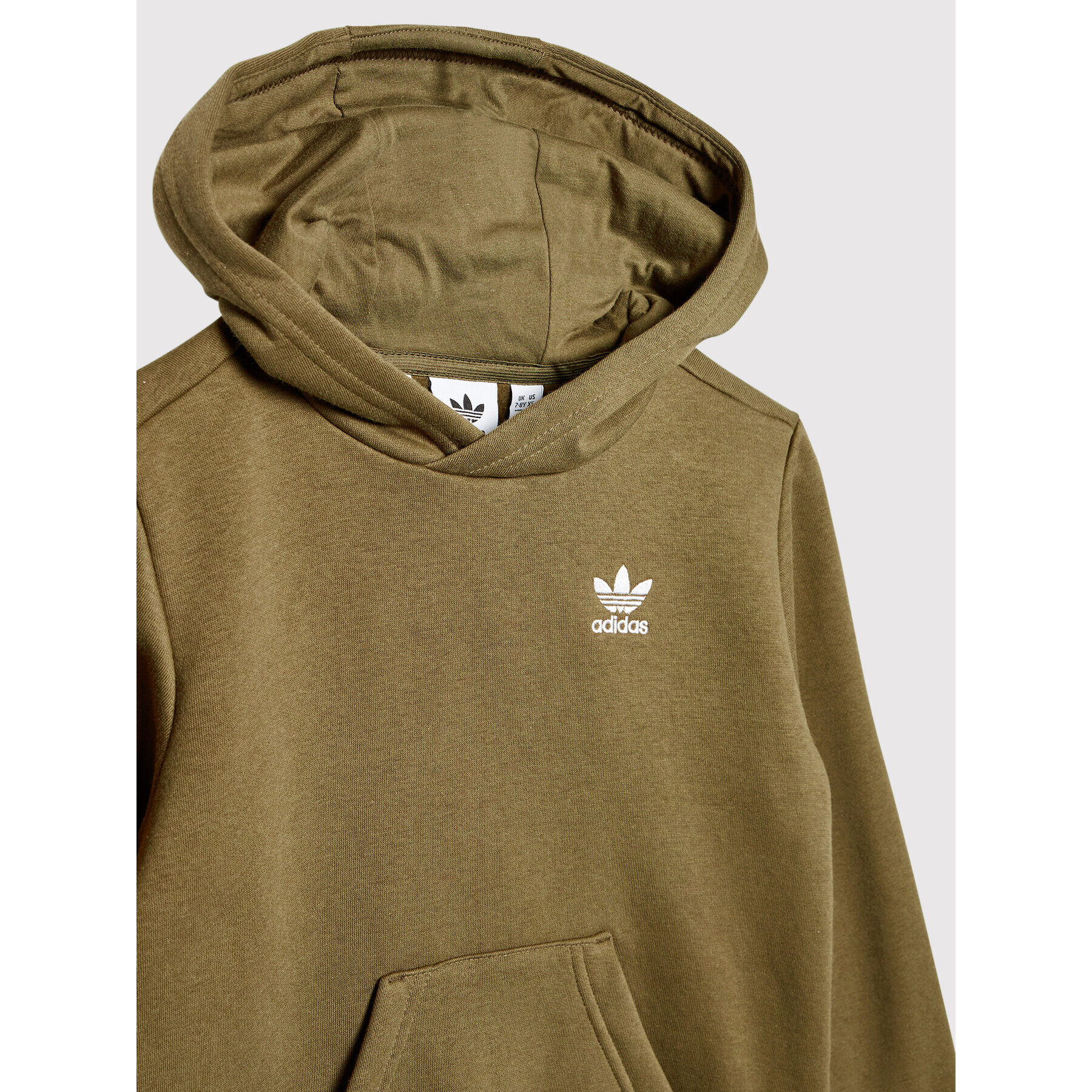 adidas Bluză Trefoil HF2308 Verde Regular Fit - Pled.ro