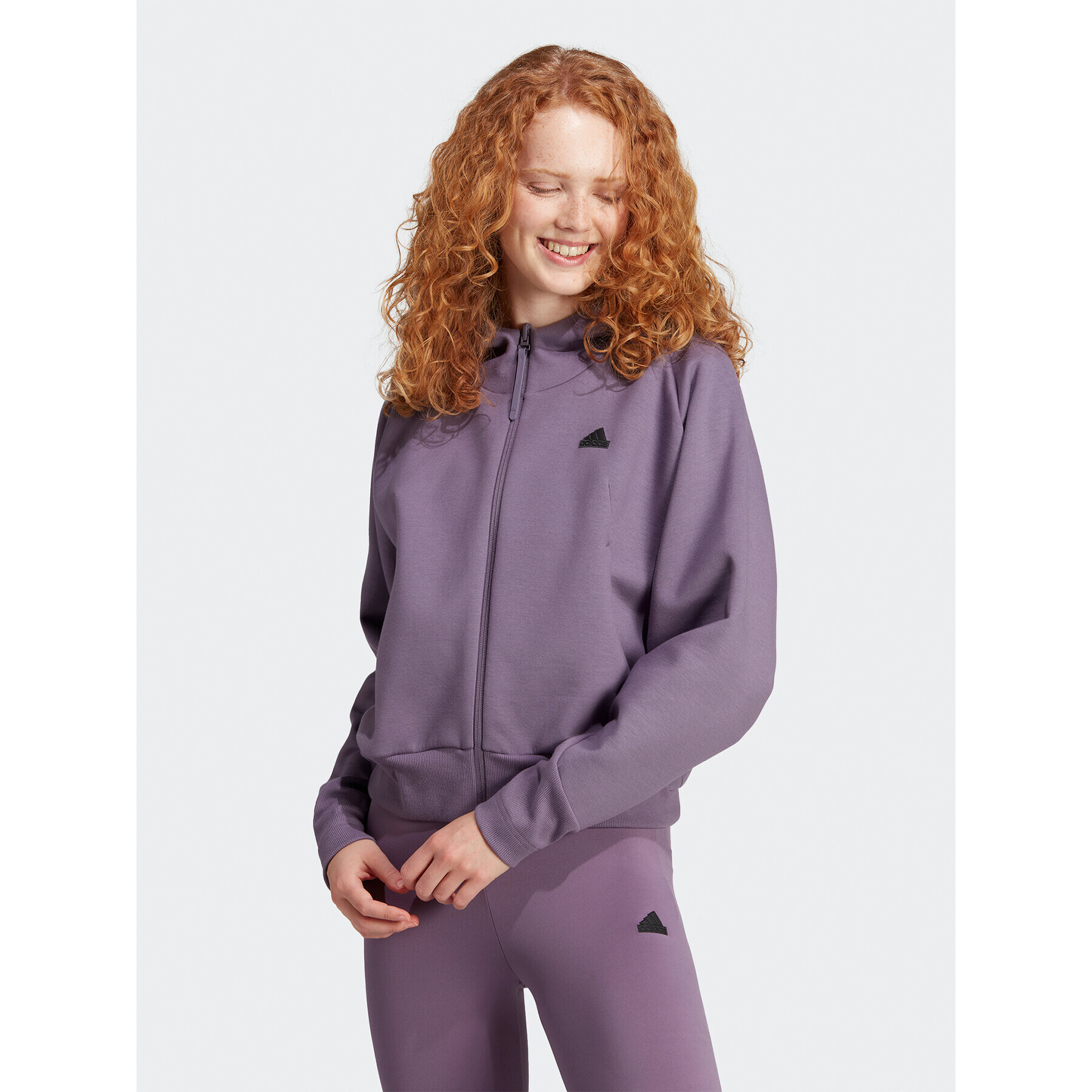 adidas Bluză Z.N.E. IN5132 Violet Loose Fit - Pled.ro