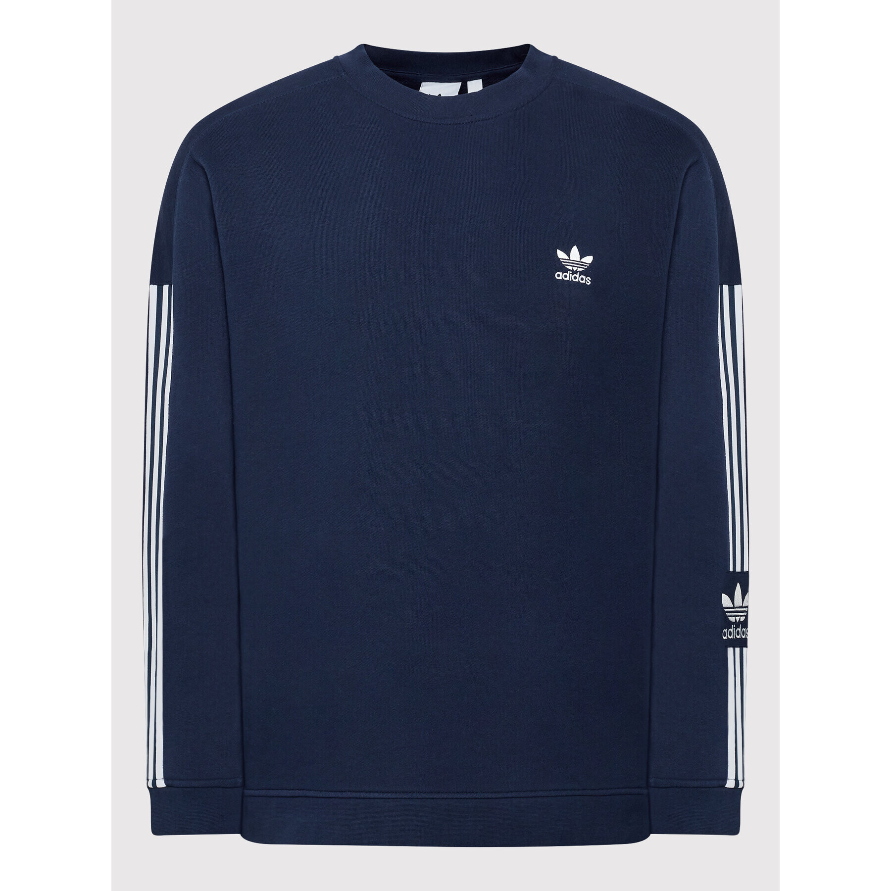 adidas Bluză adicolor Classics Lock Up Trefoil HK9824 Bleumarin Loose Fit - Pled.ro