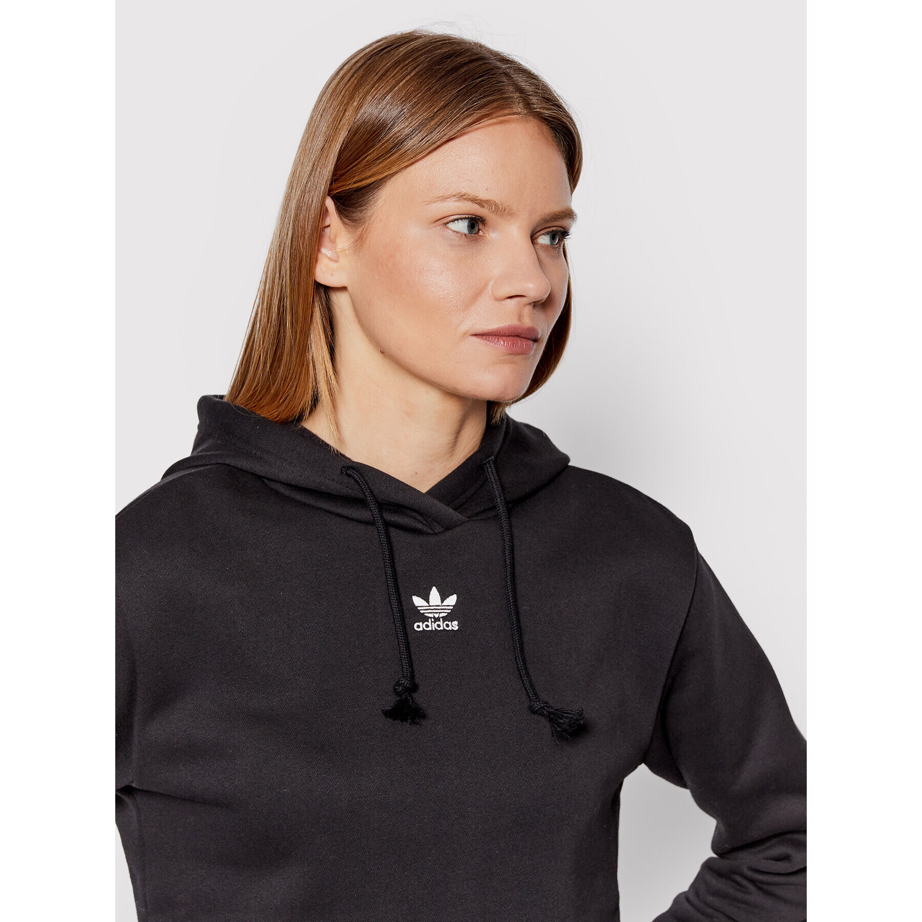 adidas Bluză adicolor Essentials HM1829 Negru Relaxed Fit - Pled.ro