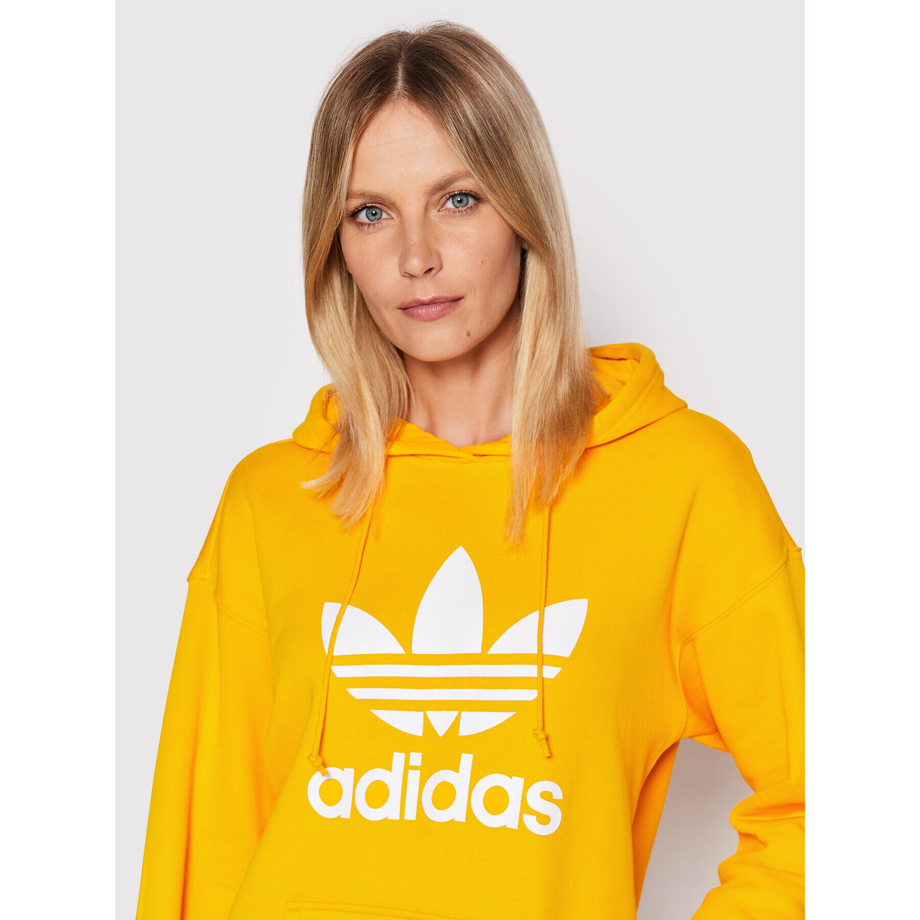 adidas Bluză HK9653 Galben Regular Fit - Pled.ro