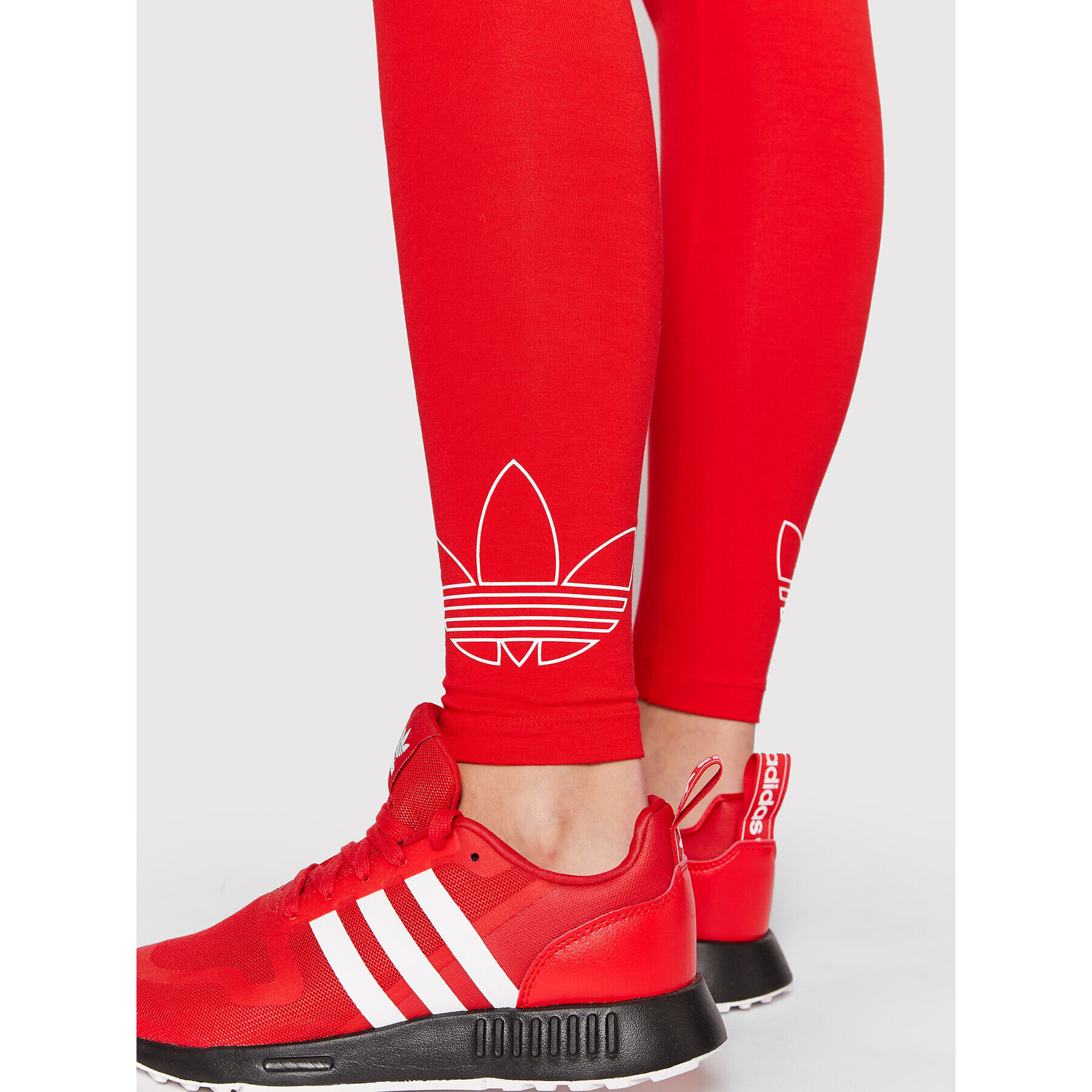 adidas Colanți HK5169 Roșu Slim Fit - Pled.ro