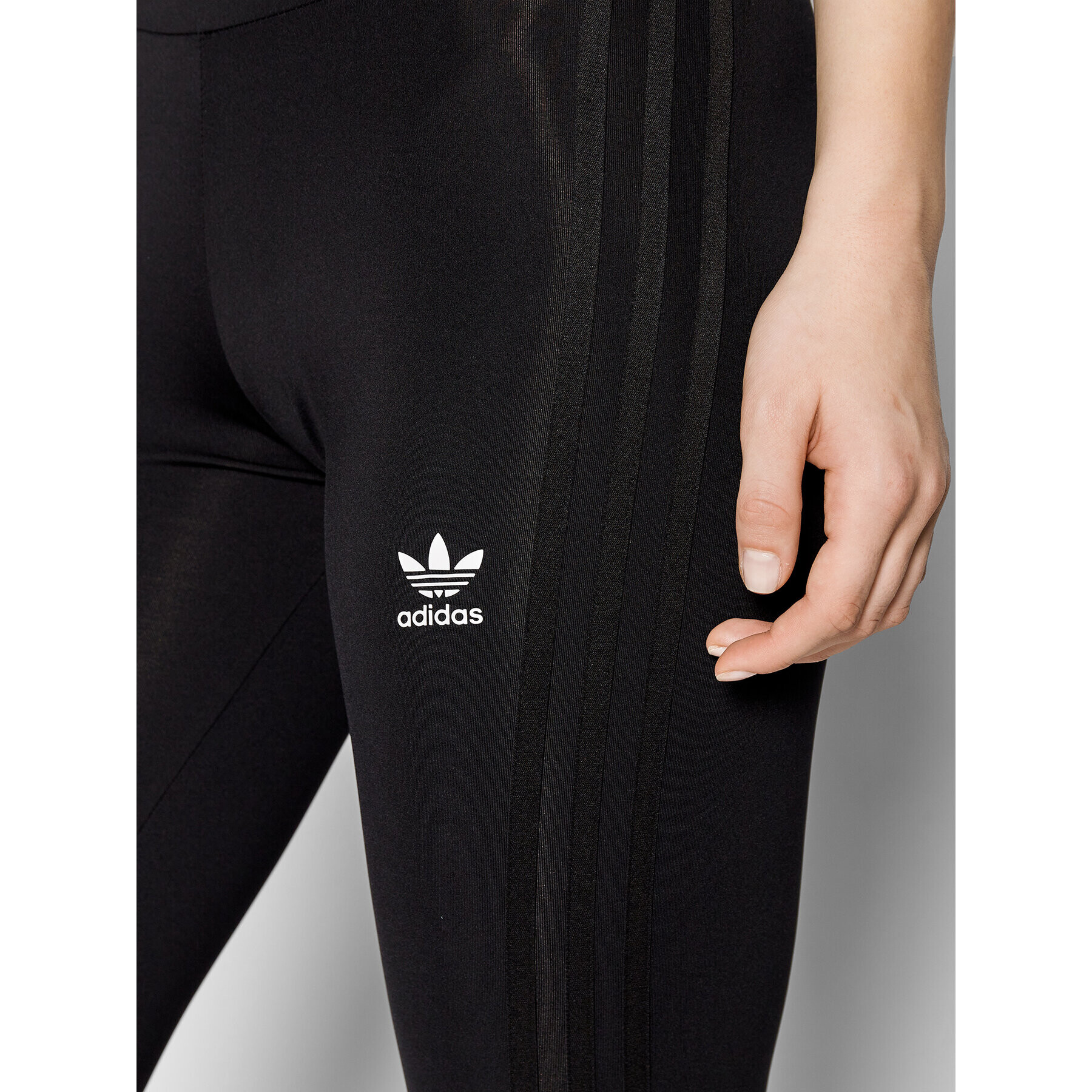 adidas Colanți adicolor Classics Tonal 3-Stripes HC2067 Negru Tight Fit - Pled.ro