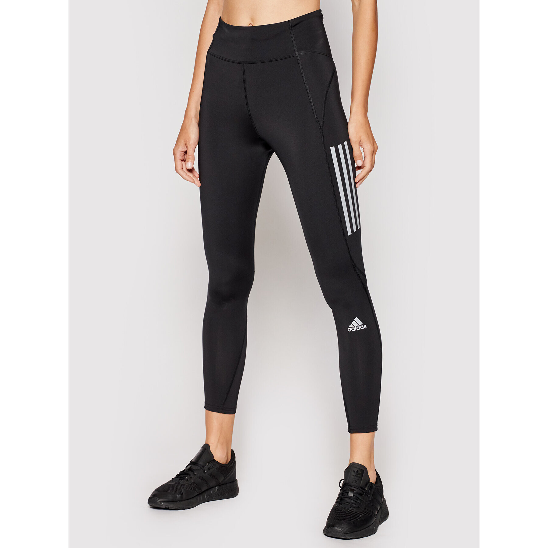 adidas Colanți Own The Run GU8940 Negru Slim Fit - Pled.ro