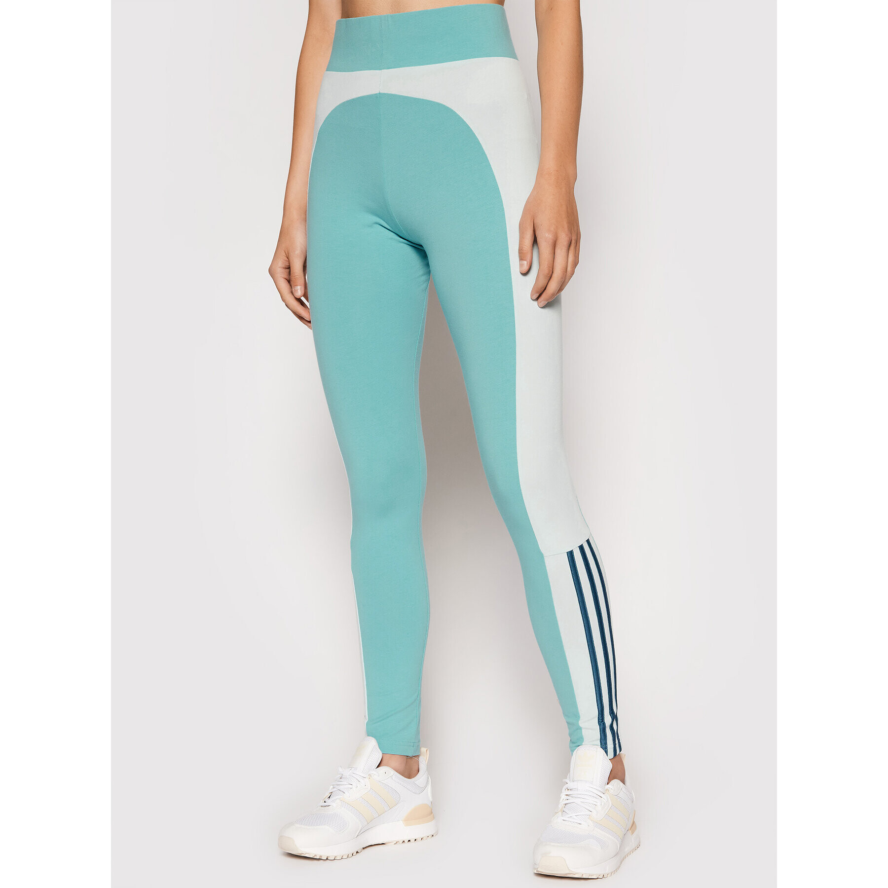 adidas Colanți W Cb GS6326 Albastru Slim Fit - Pled.ro