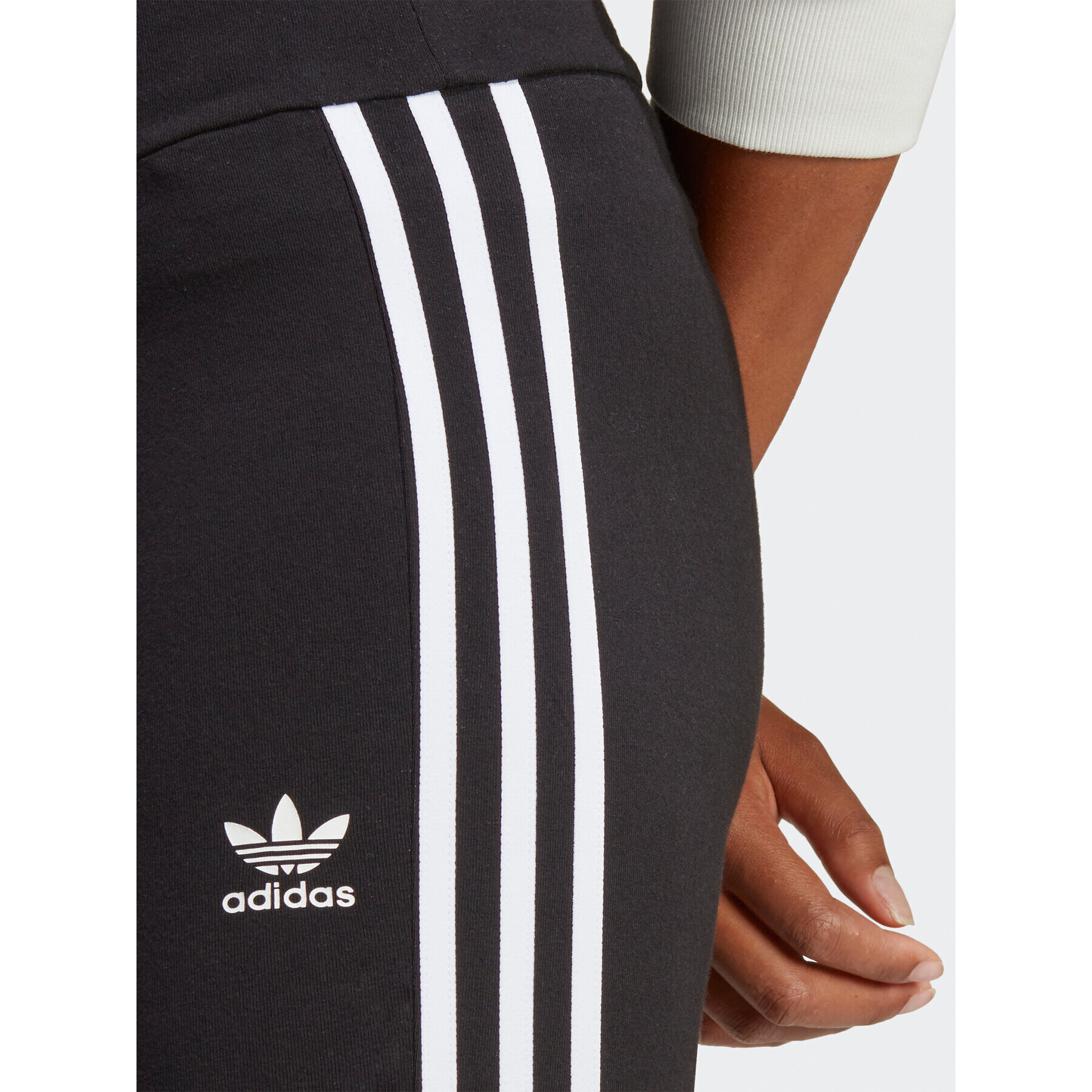 adidas Colanți Adicolor Classics 3-Stripes 7/8 Flare Leggings IC5508 Negru Slim Fit - Pled.ro