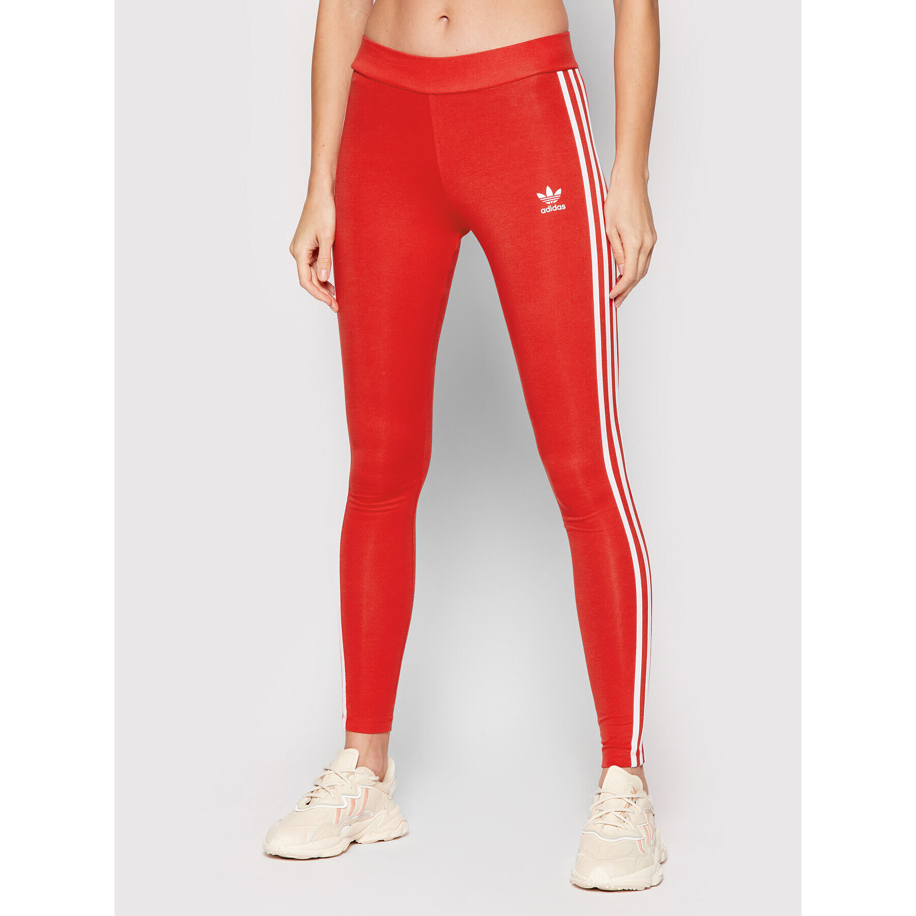 adidas Colanți adicolor Classics 3-Stripes HD2348 Roșu Tight Fit - Pled.ro