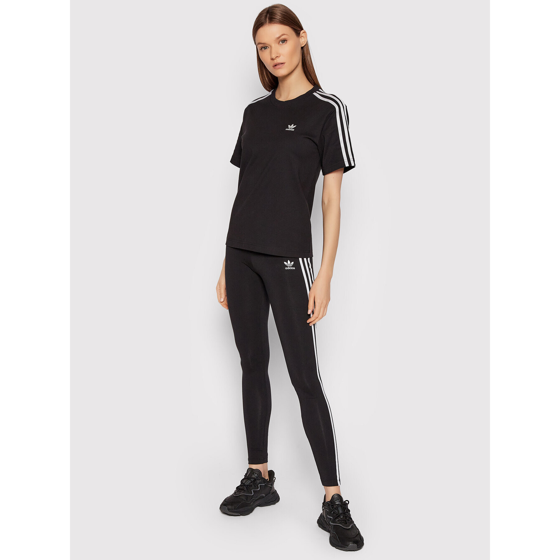 adidas Colanți adicolor Classics 3-Stripes HD2350 Negru Tight Fit - Pled.ro