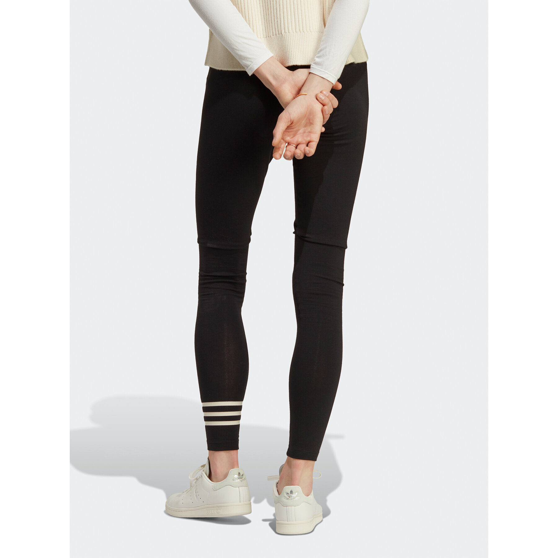 adidas Colanți Adicolor Neuclassics Full Length Leggings (Plus Size) IB7313 Negru - Pled.ro