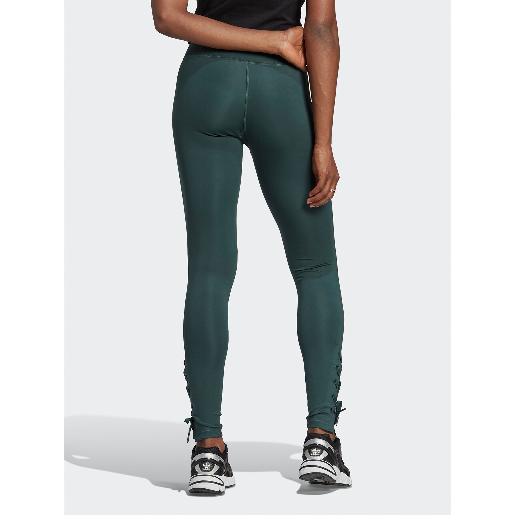 adidas Colanți Always Original HK5078 Verde Tight Fit - Pled.ro