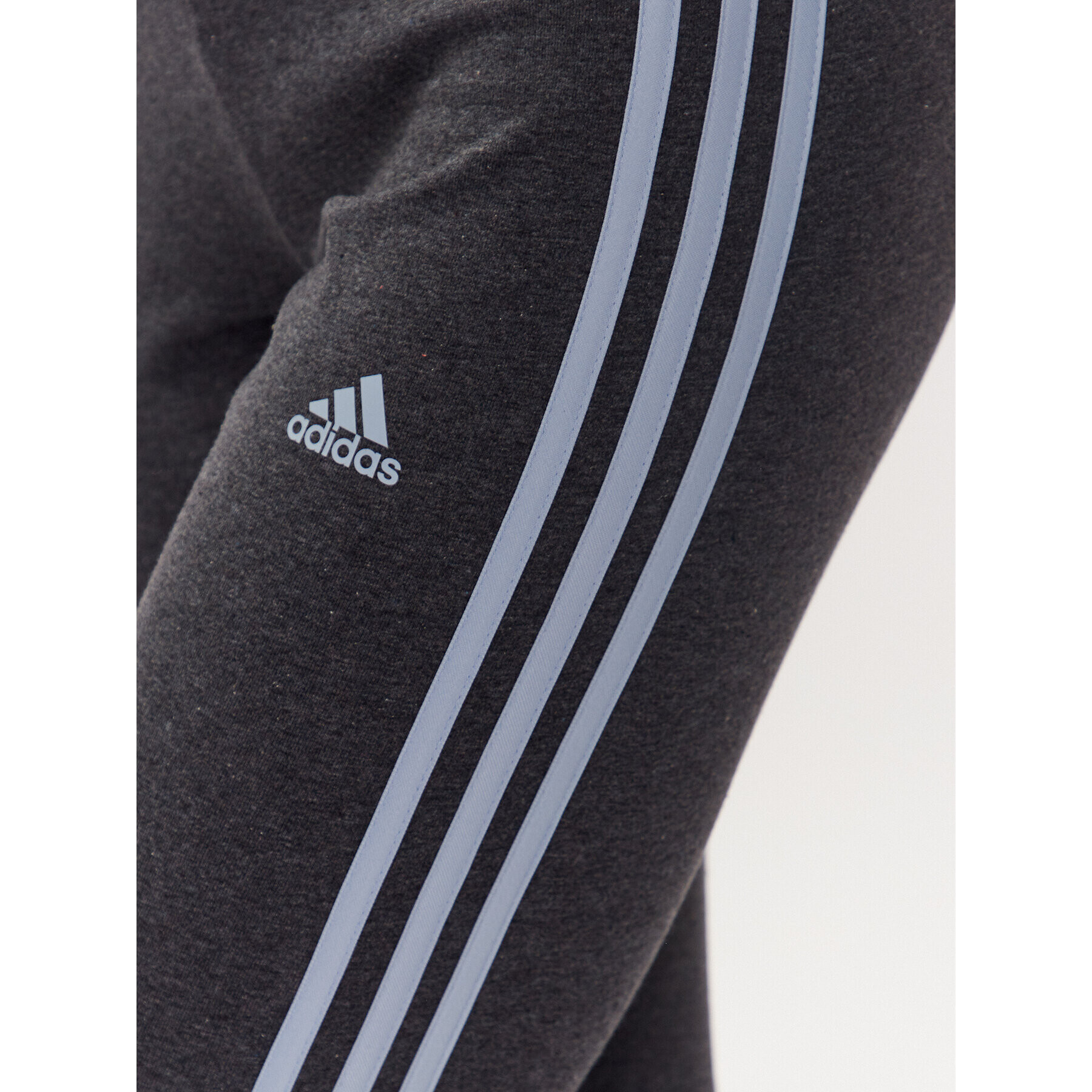 adidas Colanți Essentials 3-Stripes High-Waisted Single Jersey Leggings IL3310 Gri - Pled.ro