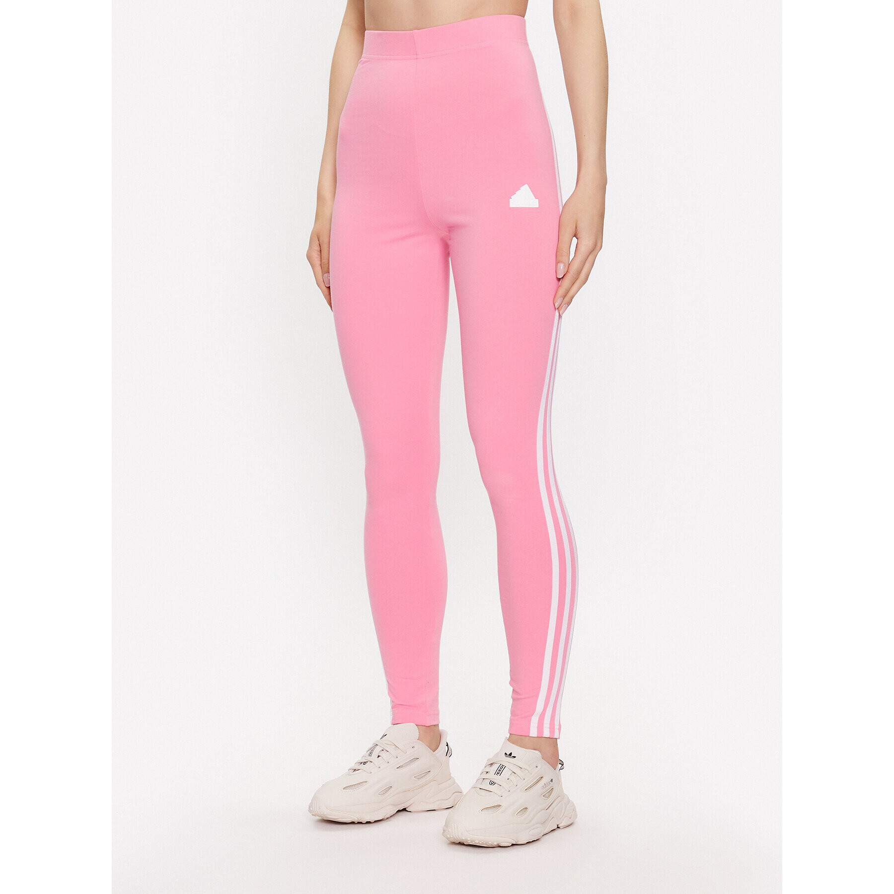 adidas Colanți Future Icons 3-Stripes Leggings IC0519 Roz Regular Fit - Pled.ro