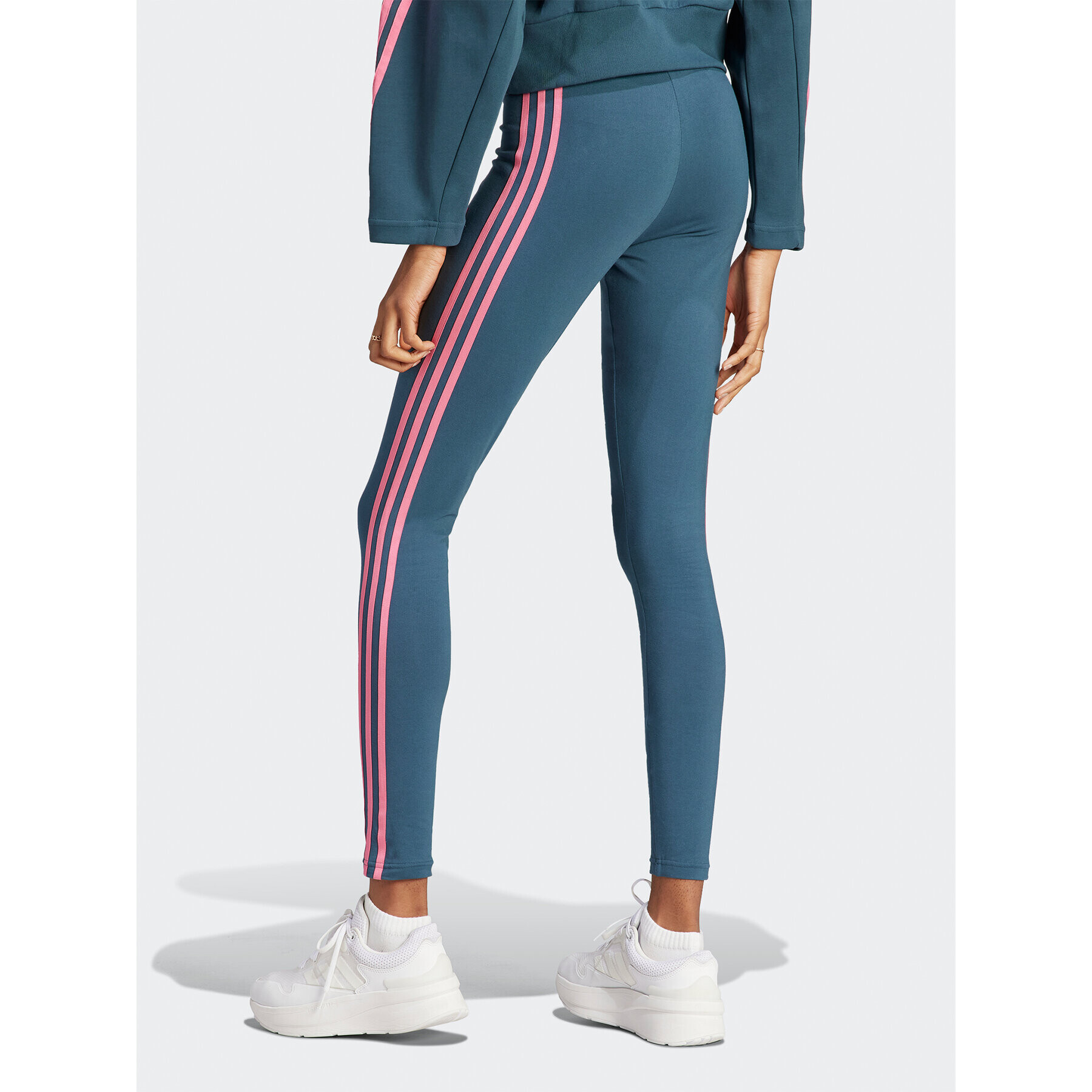 adidas Colanți Future Icons 3-Stripes Leggings IM2518 Turcoaz Regular Fit - Pled.ro