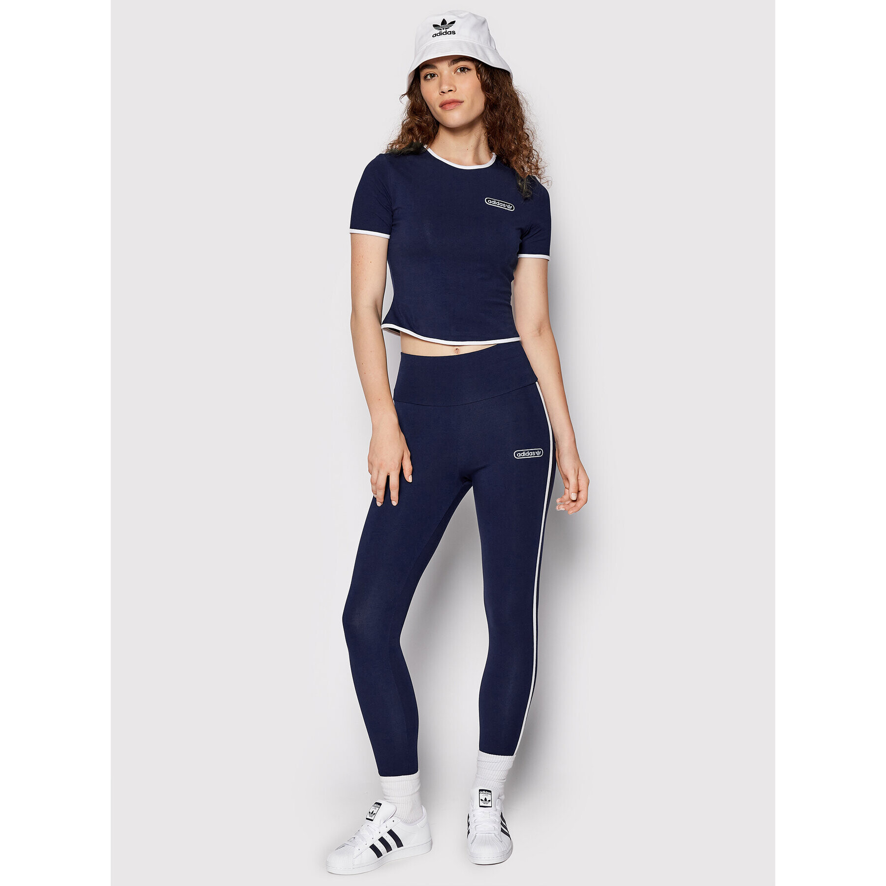 adidas Colanți HL6586 Bleumarin Tight Fit - Pled.ro