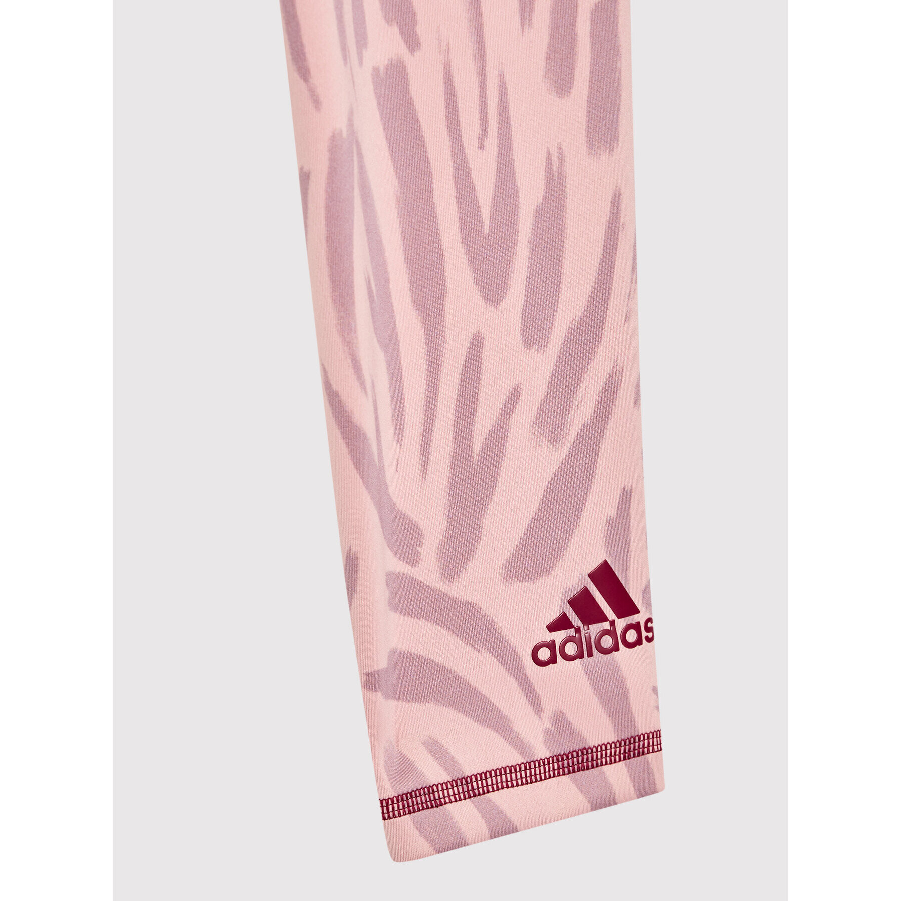 adidas Colanți Optime Aeroready HD6305 Vișiniu Extra Slim Fit - Pled.ro