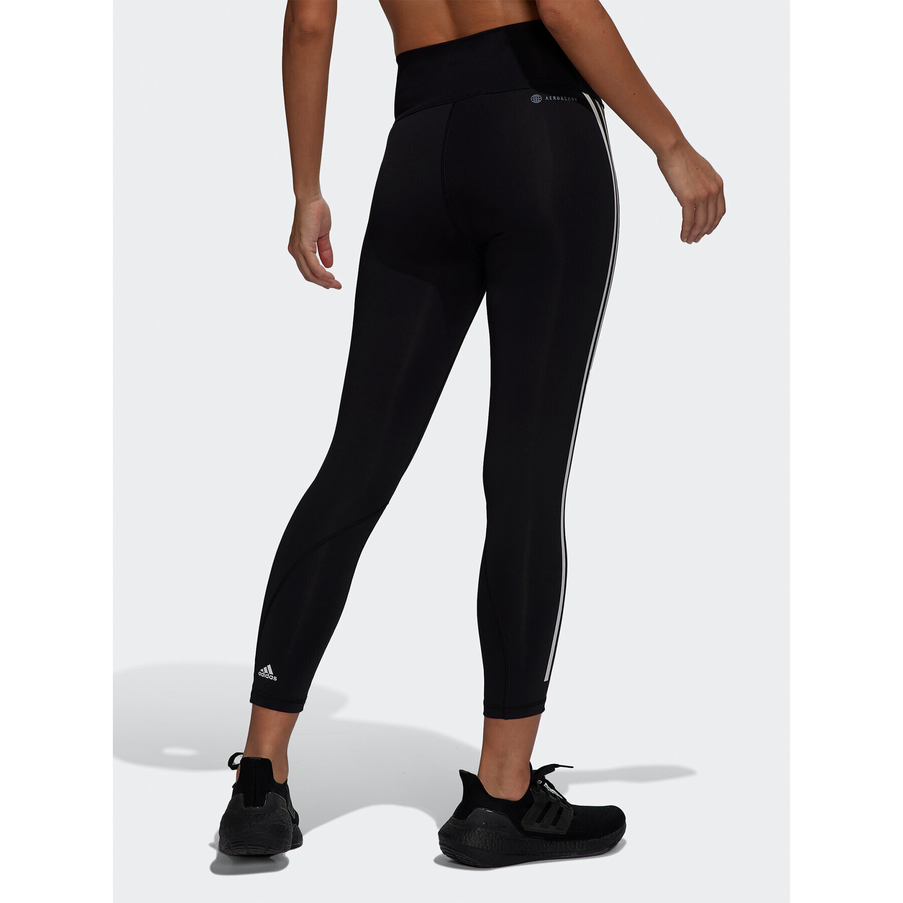 adidas Colanți Optime Trainicons 7/8 Leggings H64211 Negru - Pled.ro