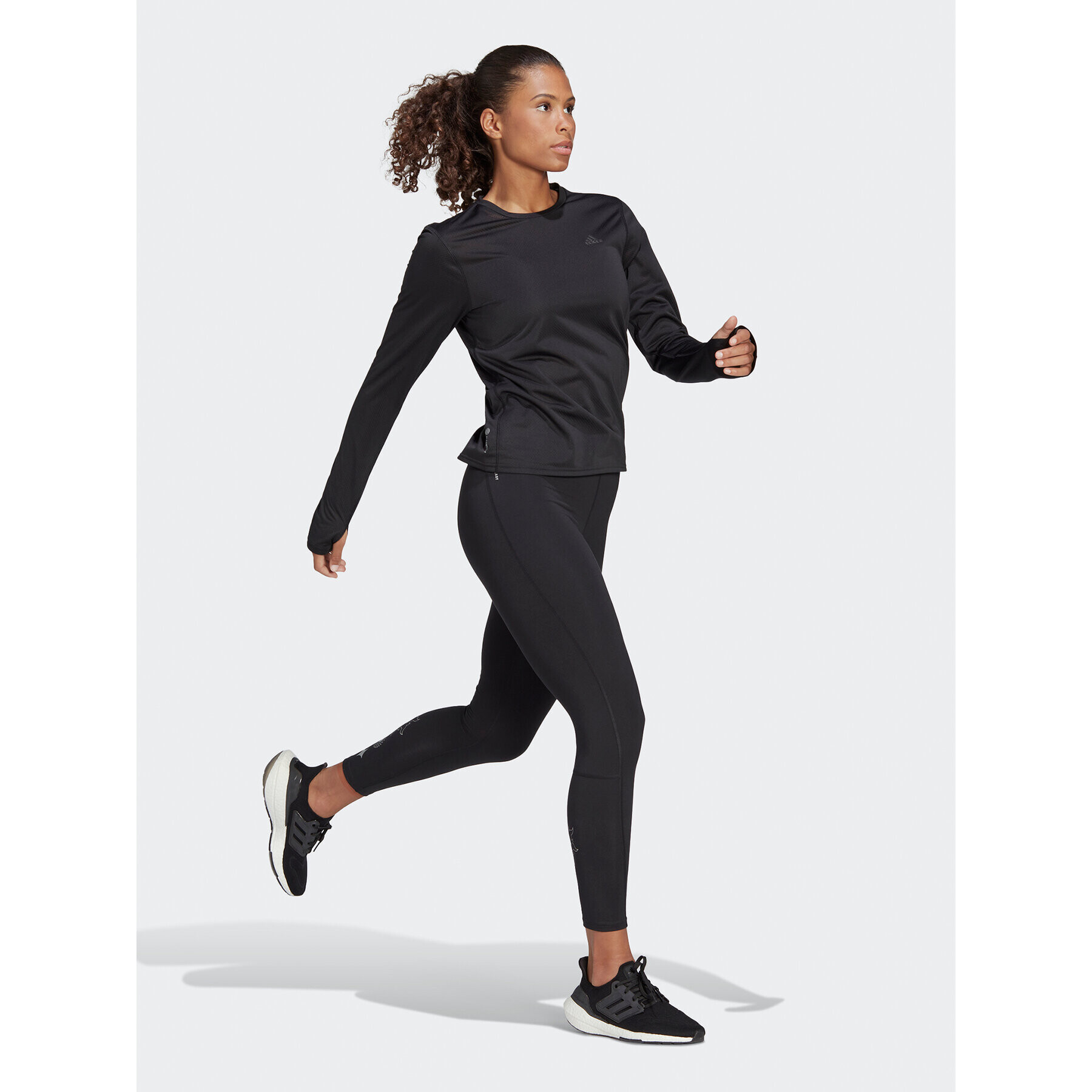 adidas Colanți Run Icons Winter Running Leggings HF6626 Negru - Pled.ro