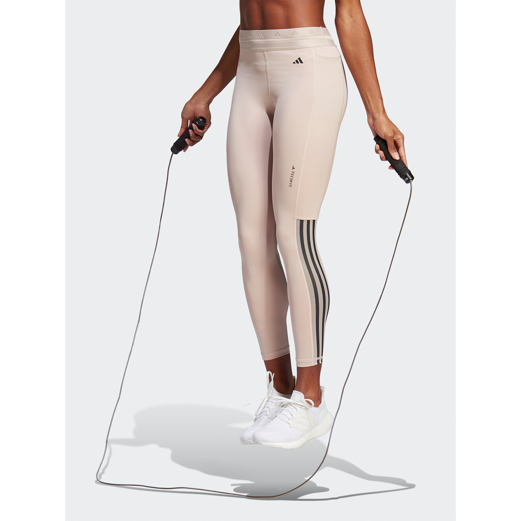 adidas Colanți Techfit Hyperglam 7/8 Leggings HR2943 Maro - Pled.ro