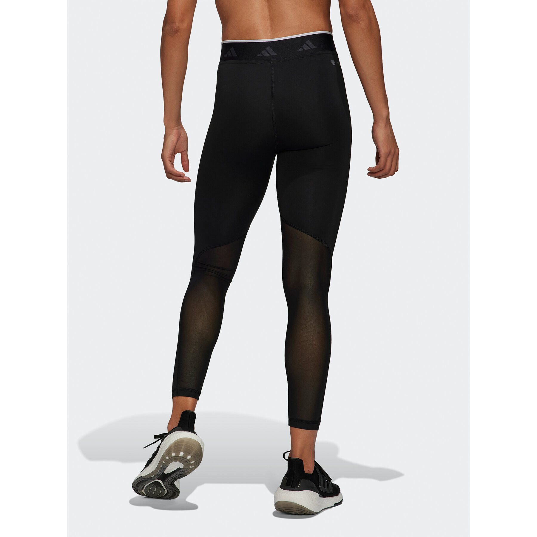 adidas Colanți Techfit V-Shaped Elastic 7/8 Leggings HF6676 Negru - Pled.ro