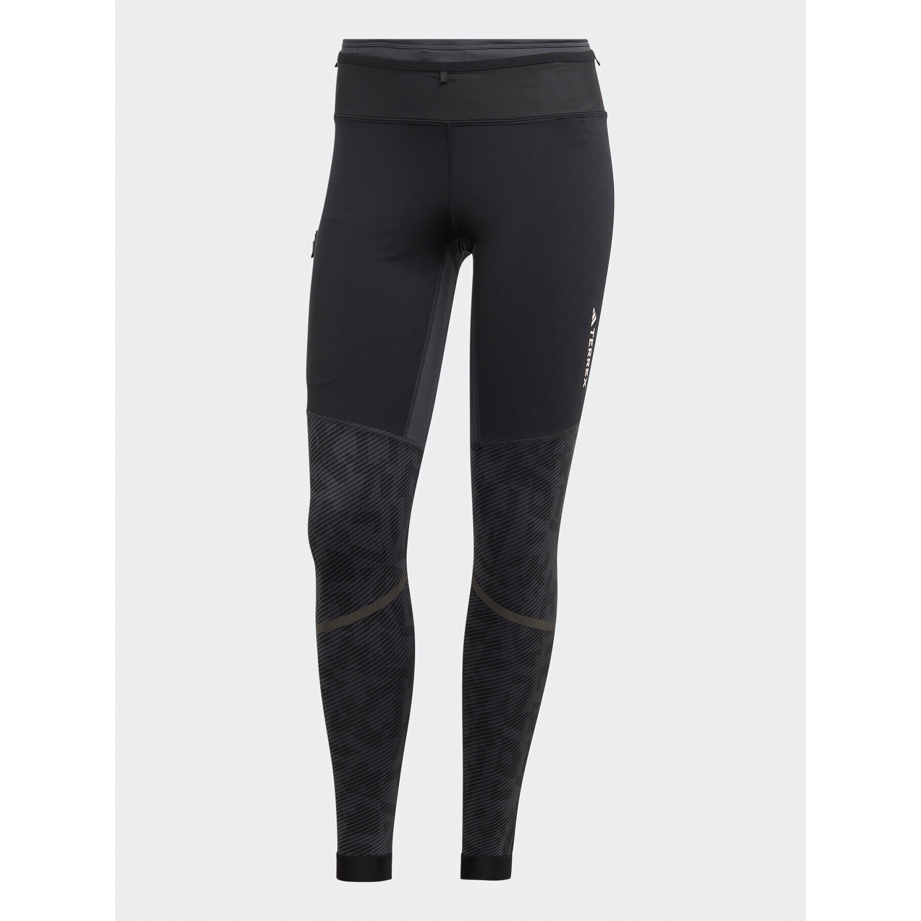 adidas Colanți Terrex Agravic Trail HL1727 Gri Tight Fit - Pled.ro