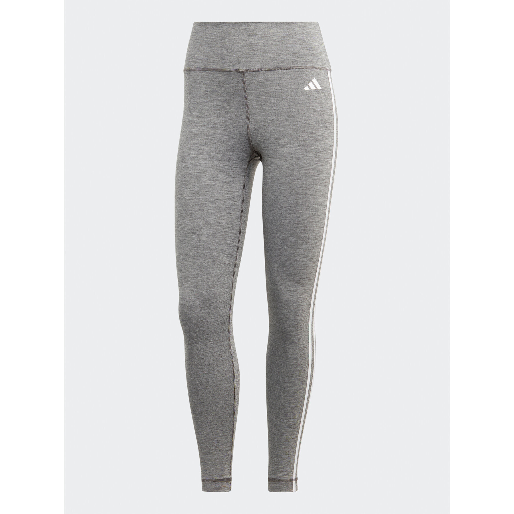 adidas Colanți Train Essentials 3-Stripes High-Waisted 7/8 Leggings IC8296 Gri - Pled.ro