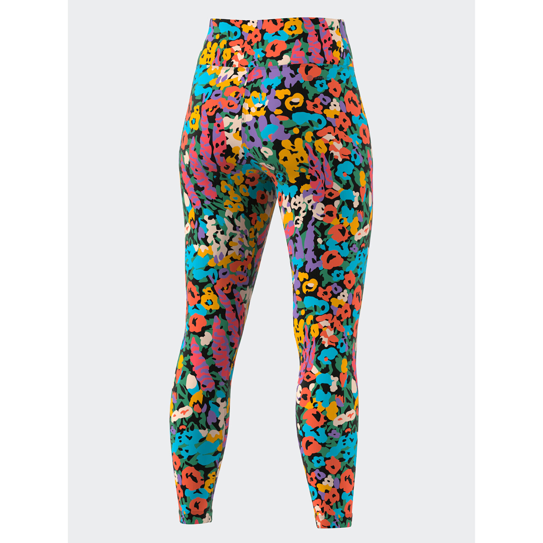 adidas Colanți Train Essentials Printed High-Waisted 7/8 Leggings HT5431 Alb - Pled.ro