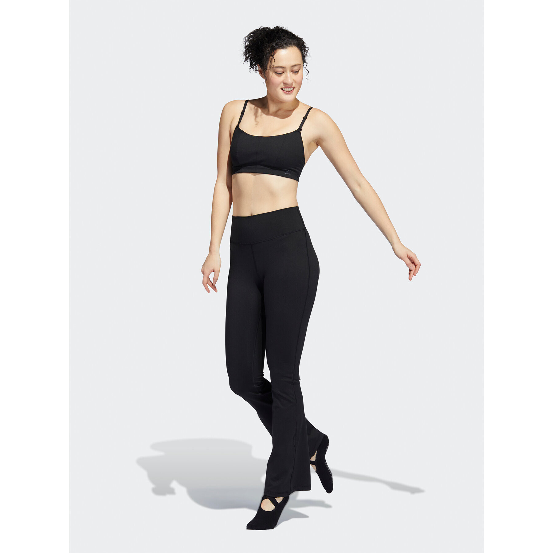 adidas Colanți Yoga Studio Flared Leggings H64194 Negru - Pled.ro