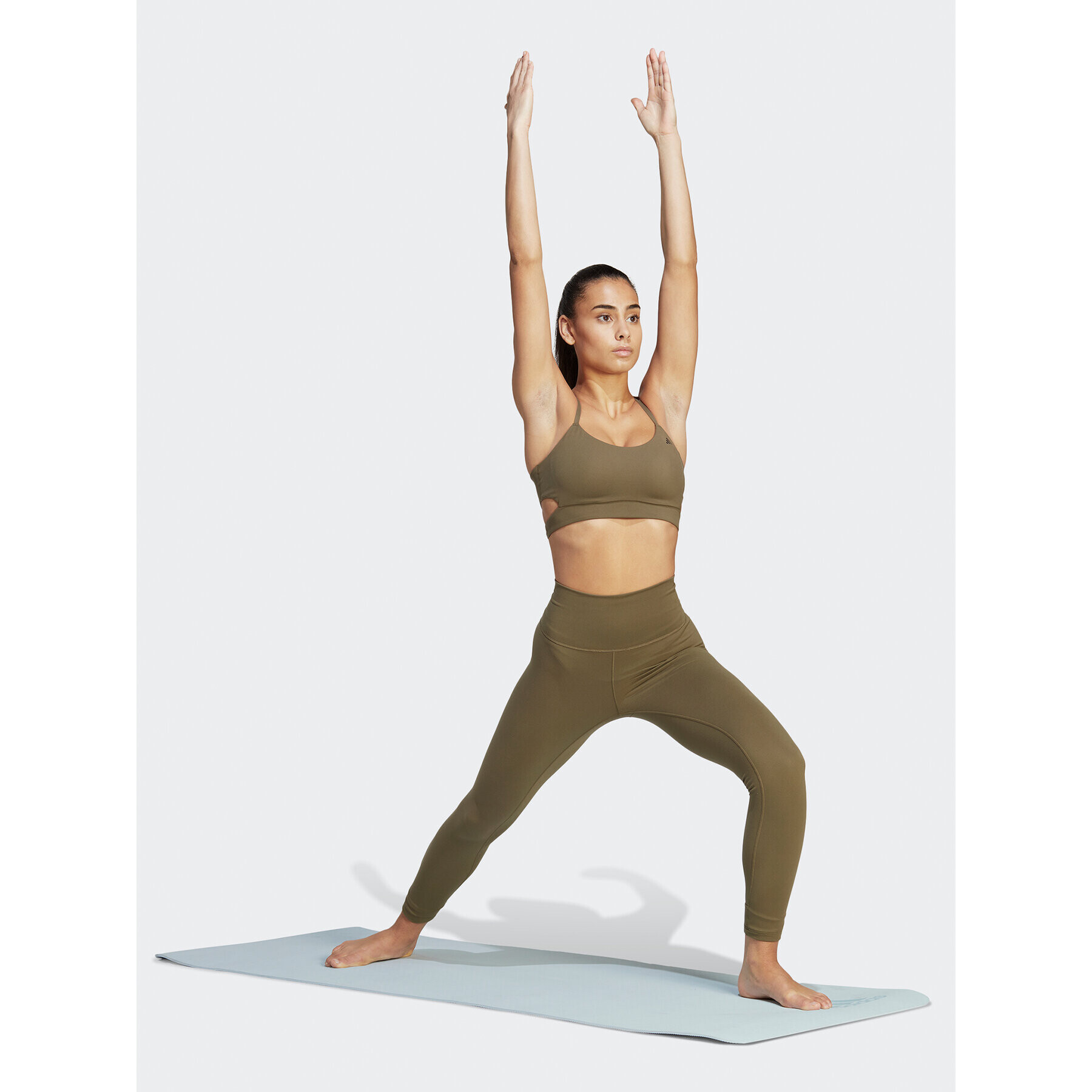 adidas Colanți Yoga Studio Wrapped 7/8 Leggings IB4595 Verde - Pled.ro