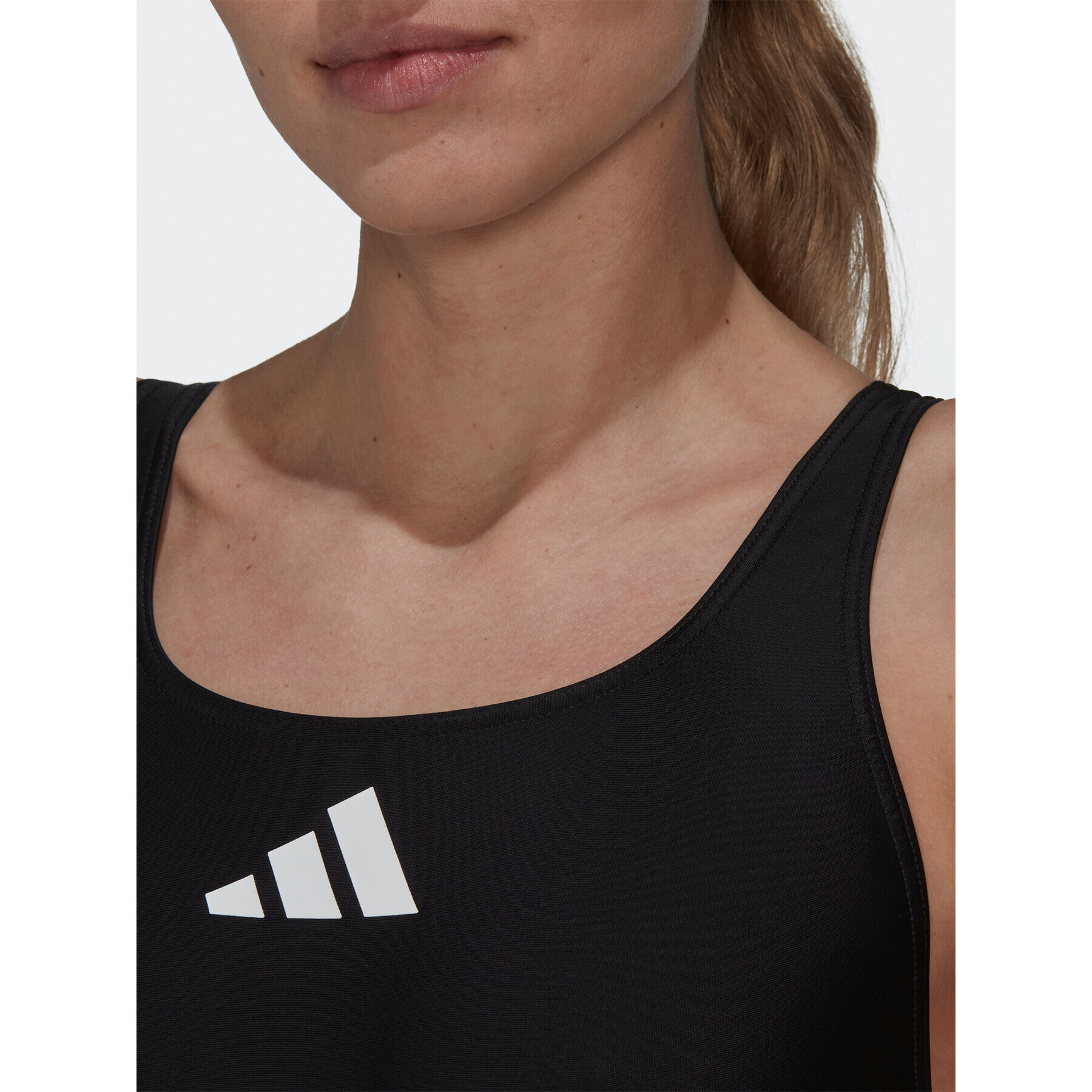 adidas Costum de baie 3 Bar Logo Swimsuit HS1747 Negru - Pled.ro