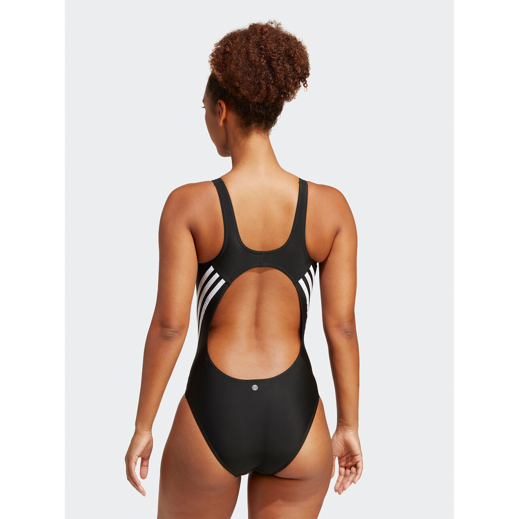 adidas Costum de baie 3-Stripes Swimsuit IB5986 Negru - Pled.ro