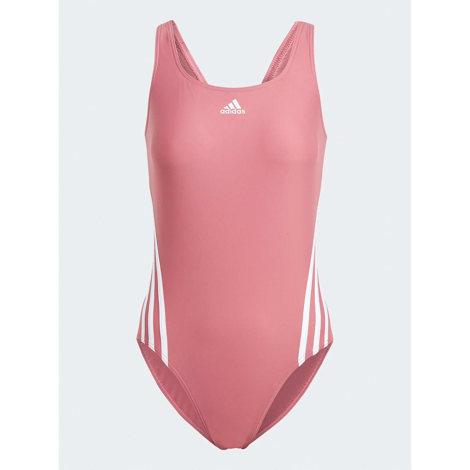 adidas Costum de baie 3-Stripes Swimsuit IB5993 Roz - Pled.ro