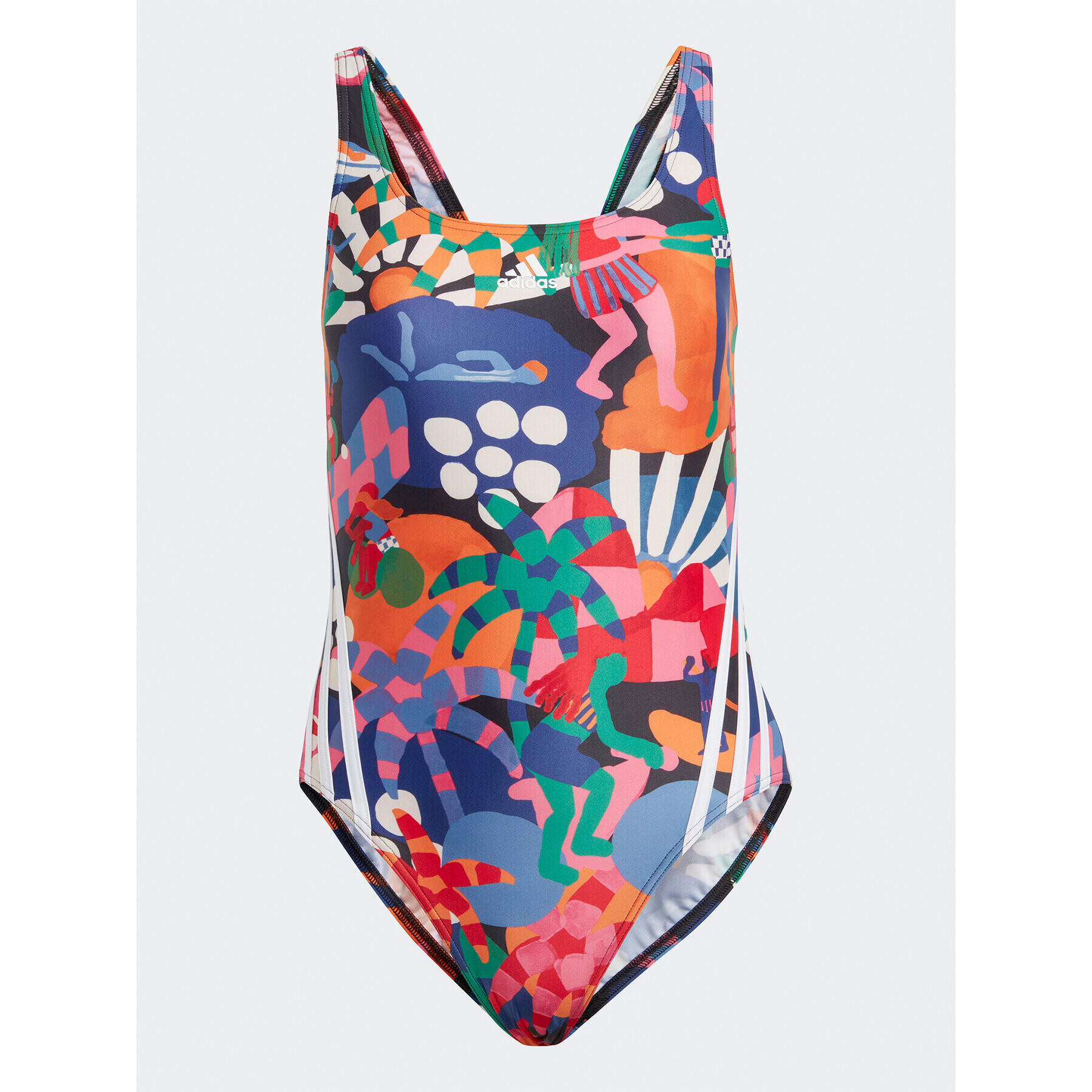 adidas Costum de baie Farm Swimsuit HY5563 Bej Regular Fit - Pled.ro