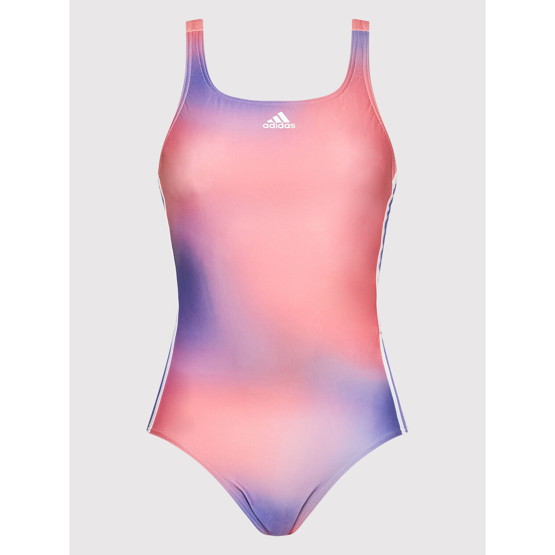 adidas Costum de baie Melbourne Print 3-Stripes HA6006 Roz - Pled.ro