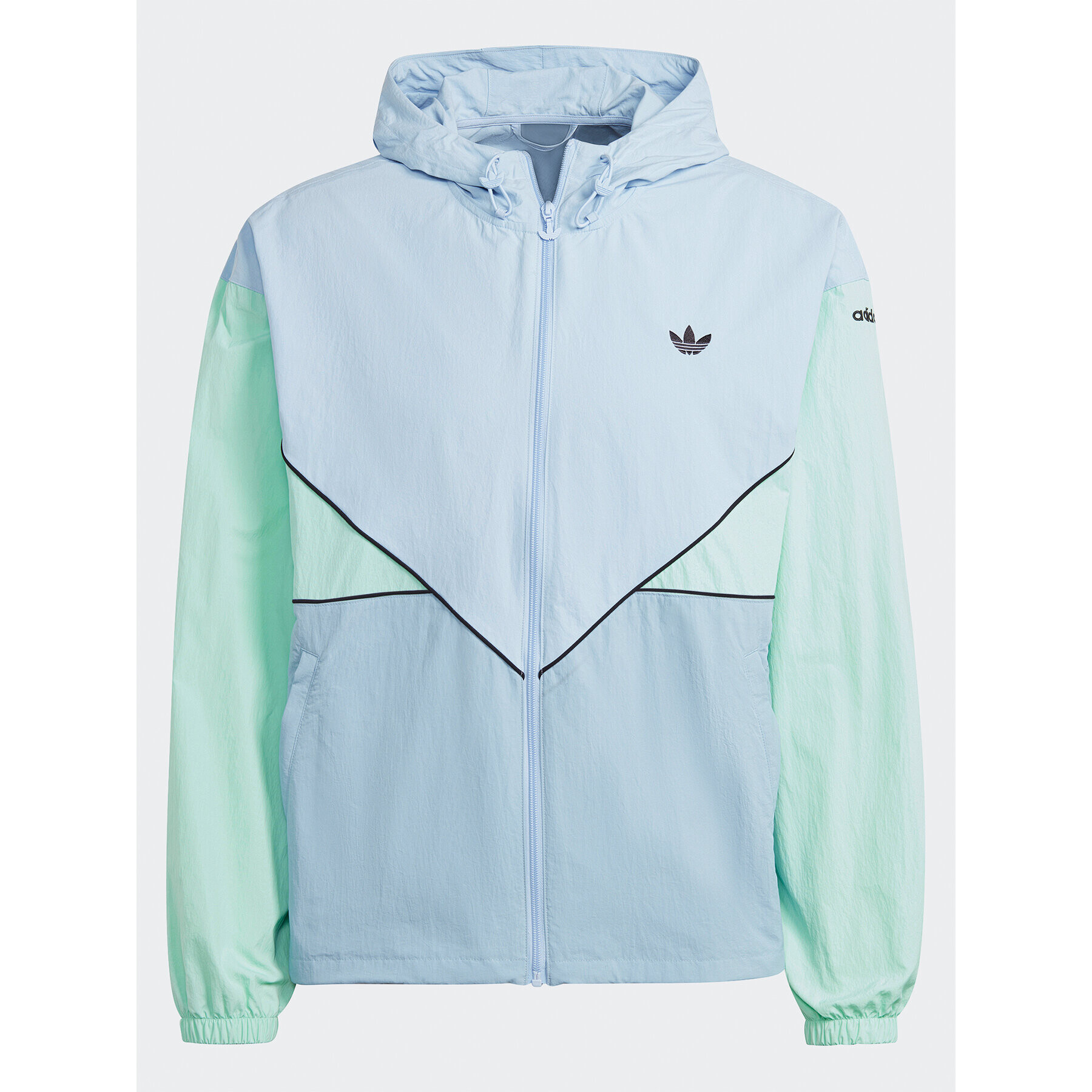 adidas Geacă de vânt Adicolor Seasonal Archive Windbreaker HR8934 Albastru Loose Fit - Pled.ro