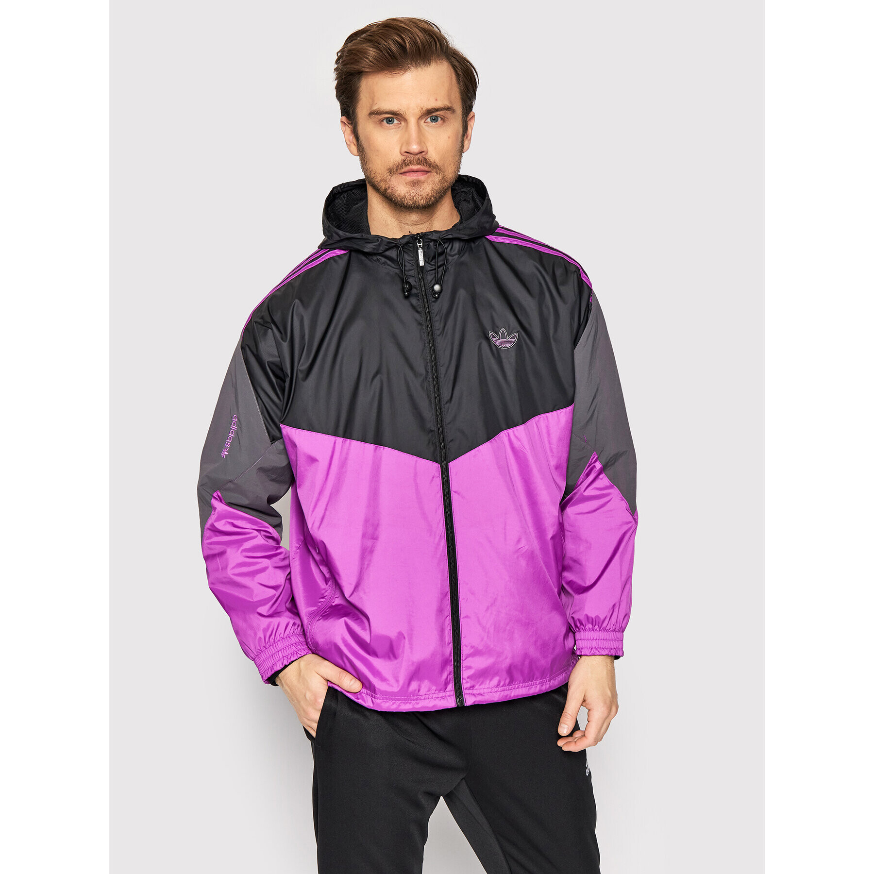 adidas Geacă de vânt Sprt Lightning HE4711 Violet Regular Fit - Pled.ro