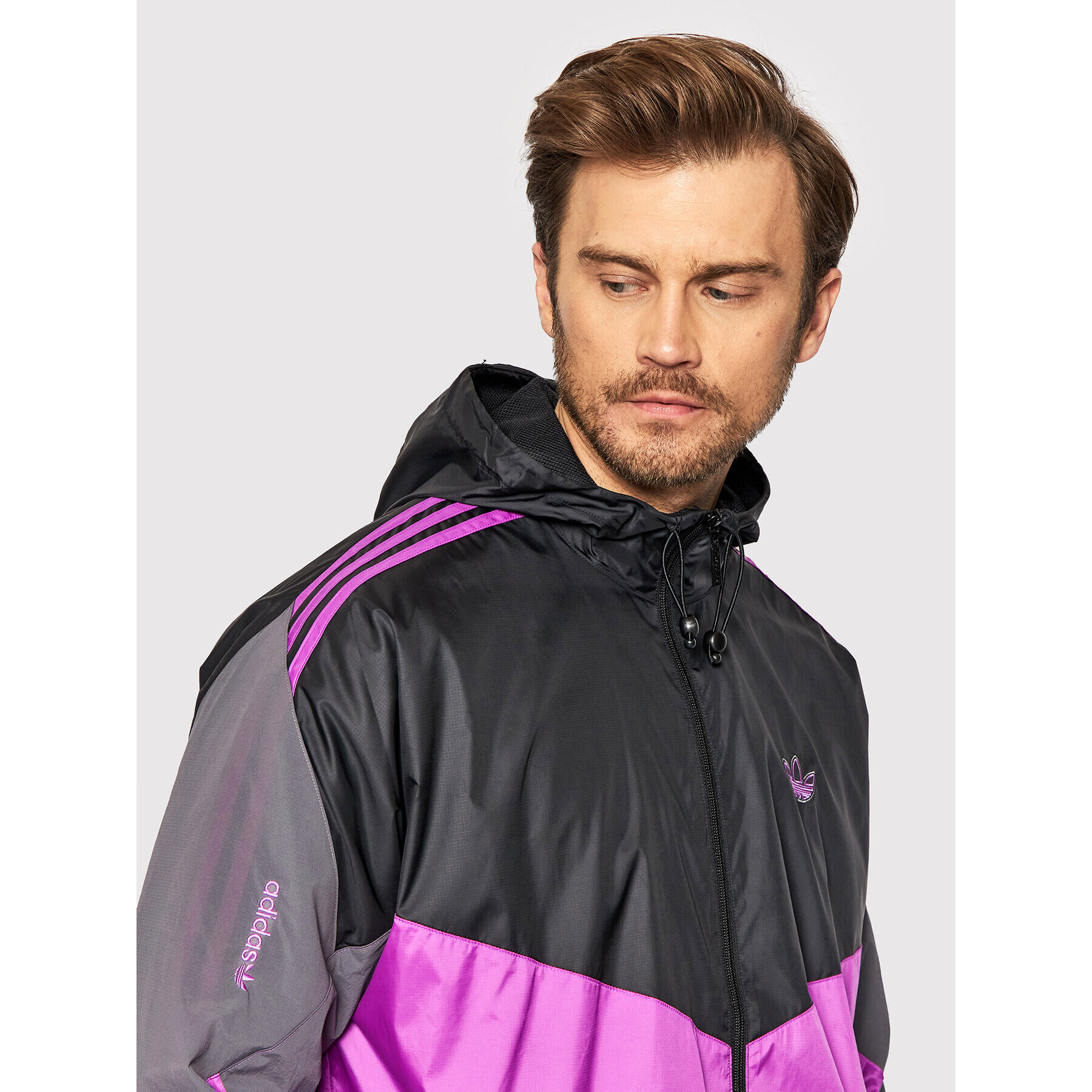 adidas Geacă de vânt Sprt Lightning HE4711 Violet Regular Fit - Pled.ro