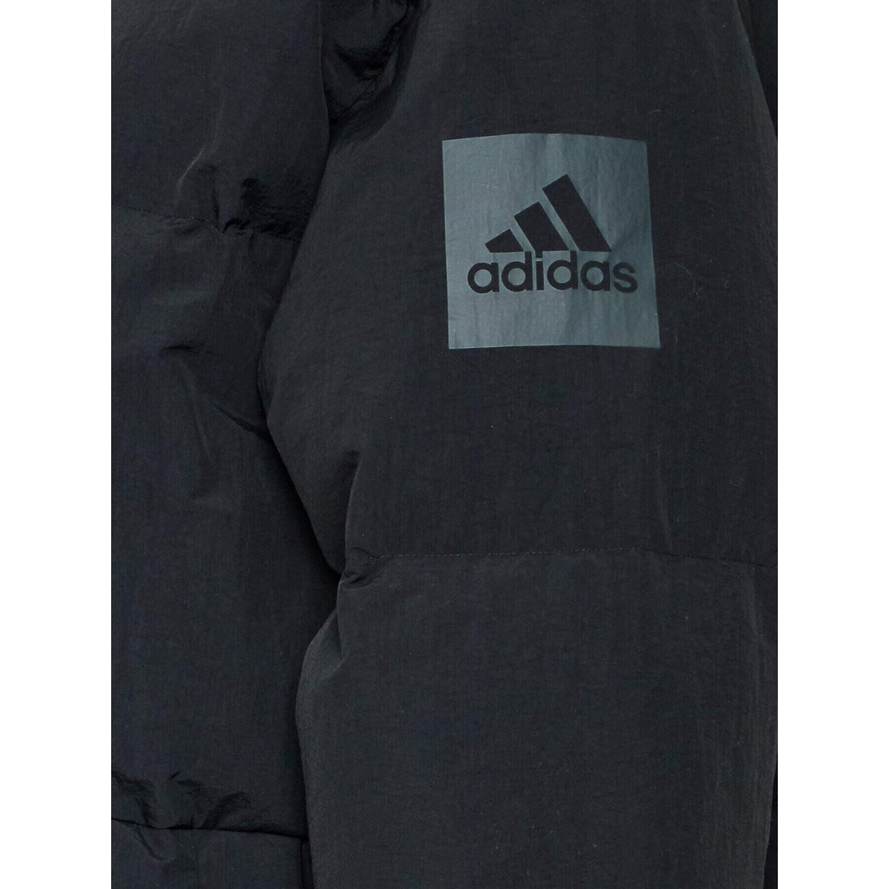 adidas Geacă din puf Big Baffle HN9937 Negru Loose Fit - Pled.ro