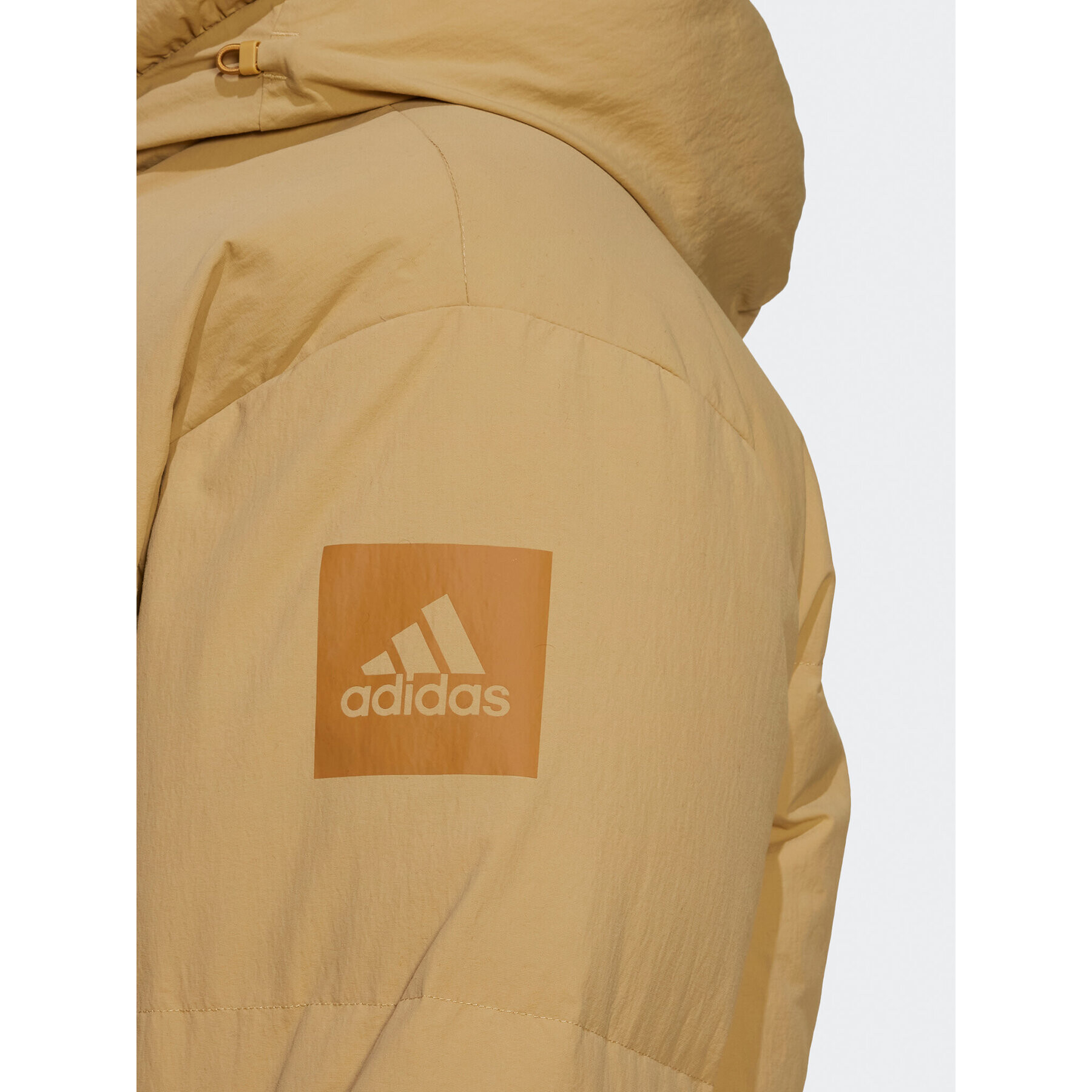 adidas Geacă din puf Big Baffle HN9938 Bej Regular Fit - Pled.ro